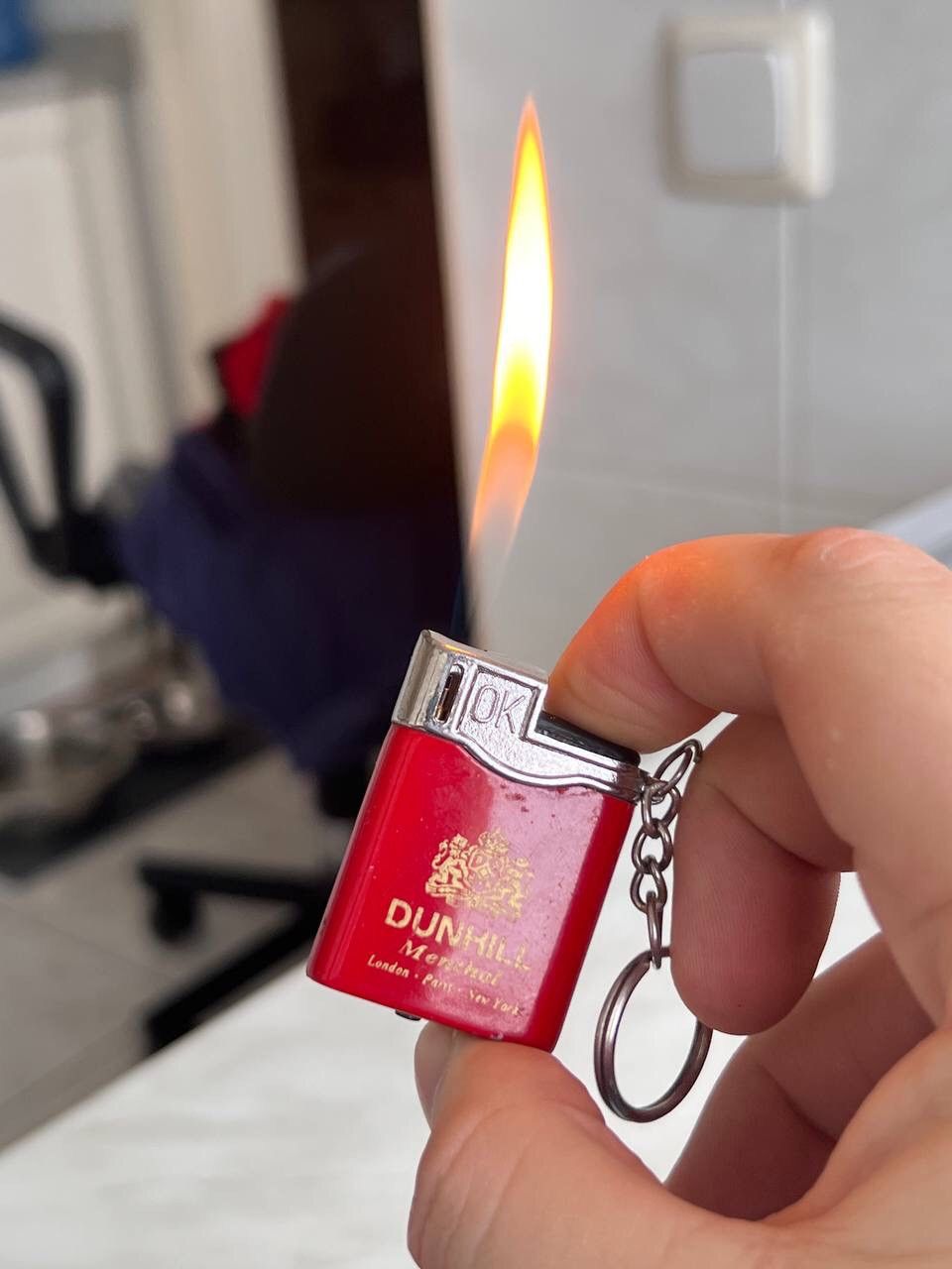 Japanese Brand × Vintage Y2K DUNHILL CIGARETTES 90s GEOMETRIC PUNK ROCK LIGHTER Size ONE SIZE - 6 Thumbnail