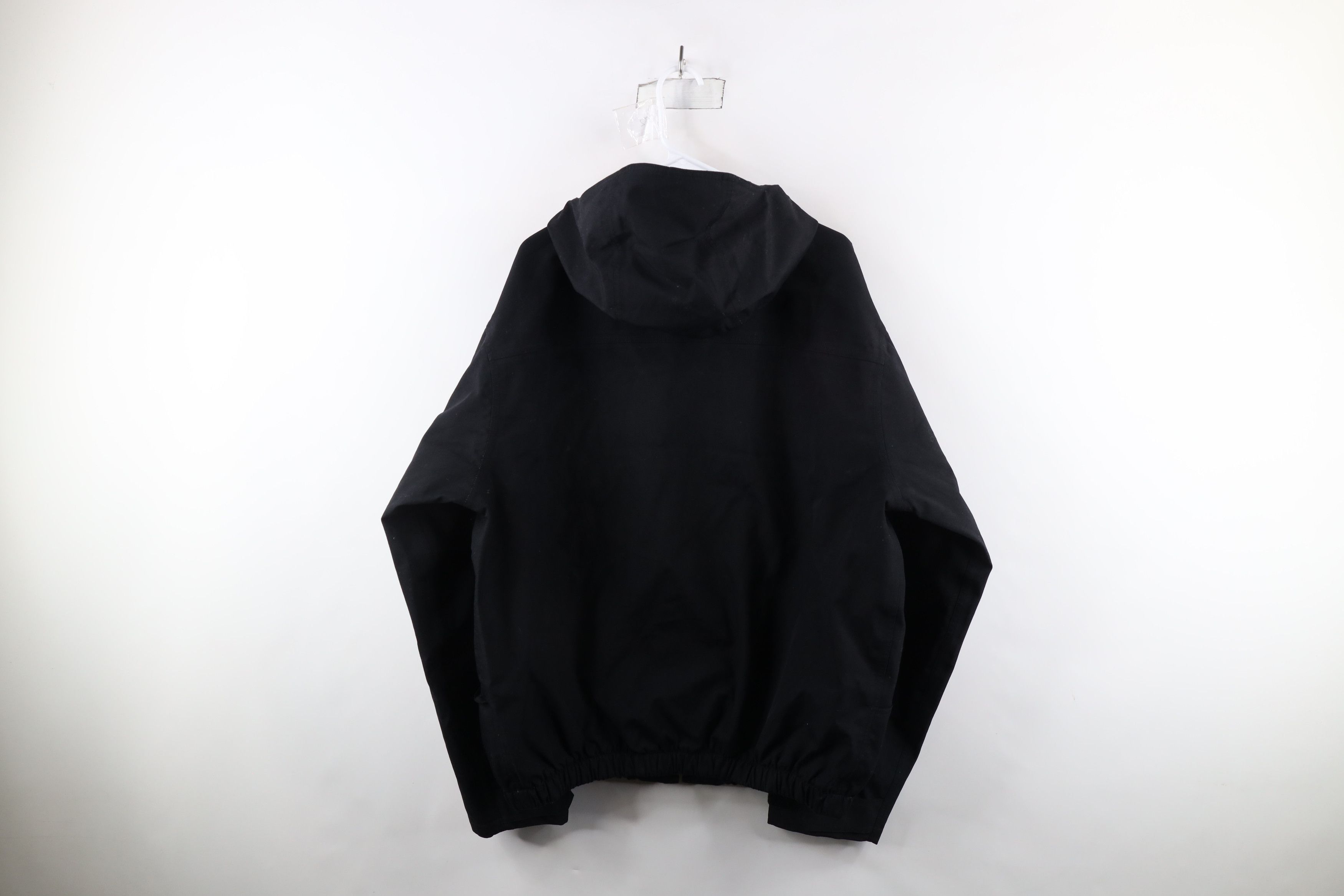 Goretex × Vintage Vintage 90s Goretex Workwear Waterproof Hooded Jacket Black Size US XL / EU 56 / 4 - 10 Thumbnail