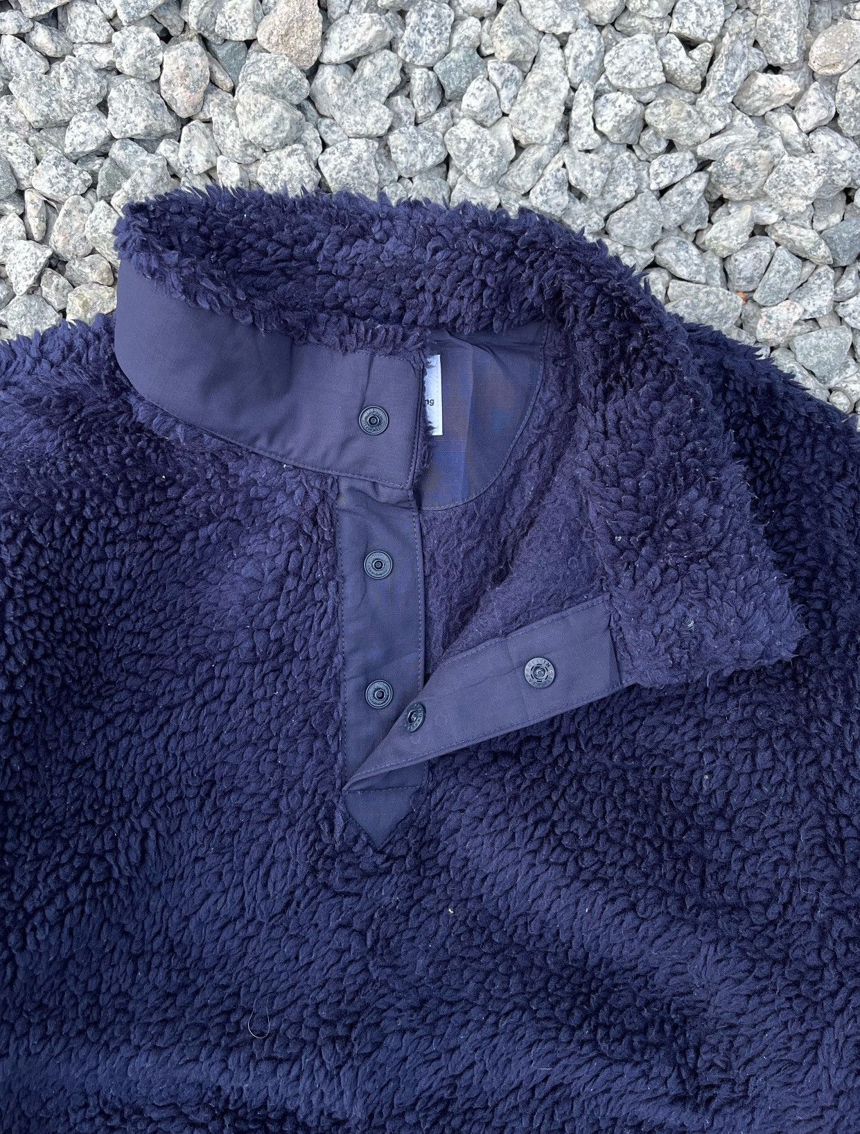 White Mountaineering 🔥 White Mountaineering x Uniqlo Fleece Oversized Pullover Size US L / EU 52-54 / 3 - 6 Thumbnail