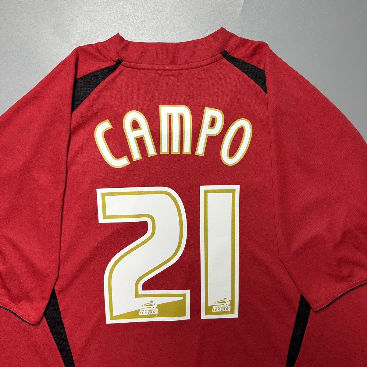 Vintage IPSWICH MITRE 2008/2010 FOOTBALL AWAY JERSEY #21 CAMPO Size US XXL / EU 58 / 5 - 7 Thumbnail