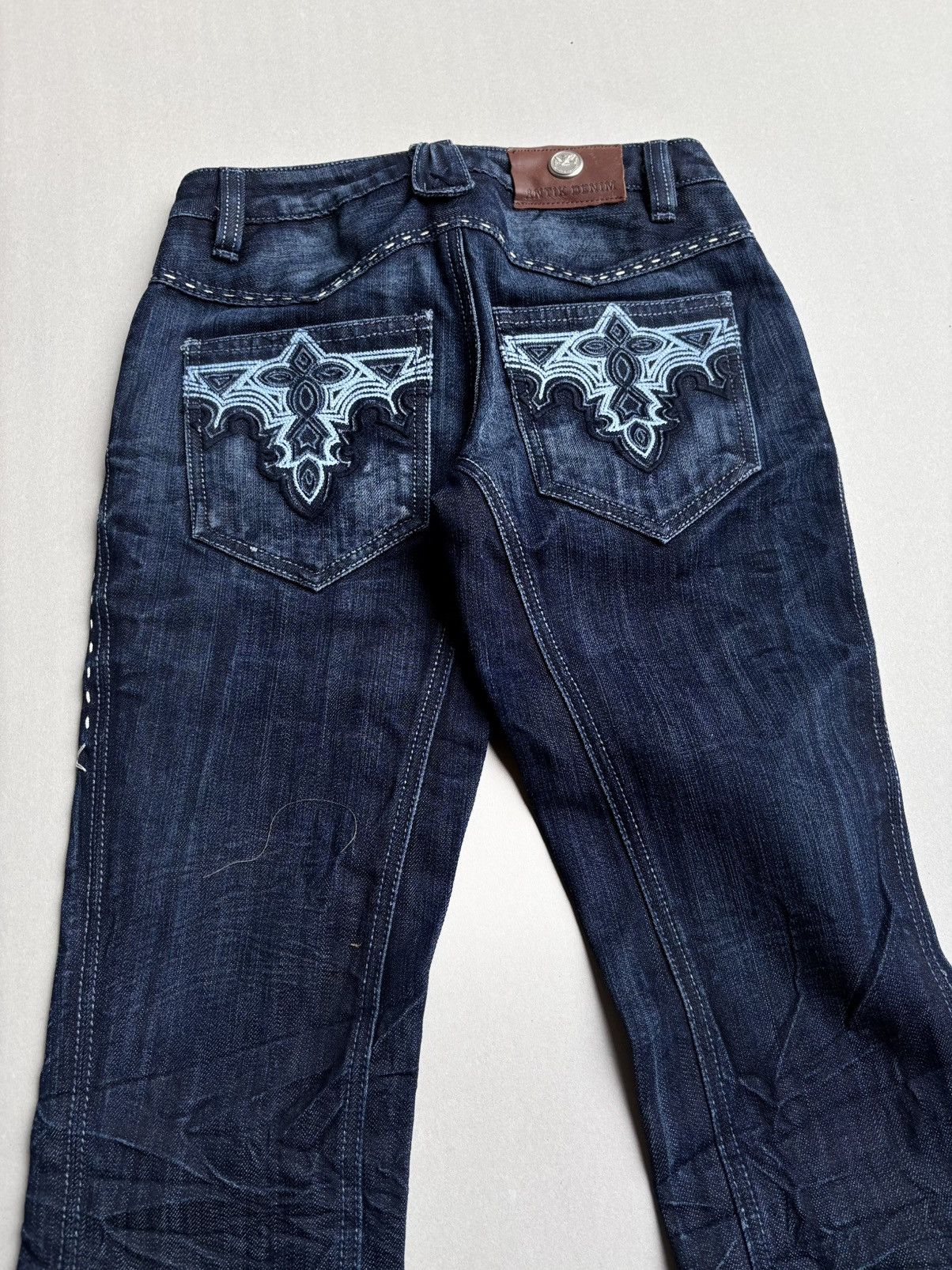Japanese Brand Antik lace up flare jeans Size US 26 / EU 42 - 8 Thumbnail