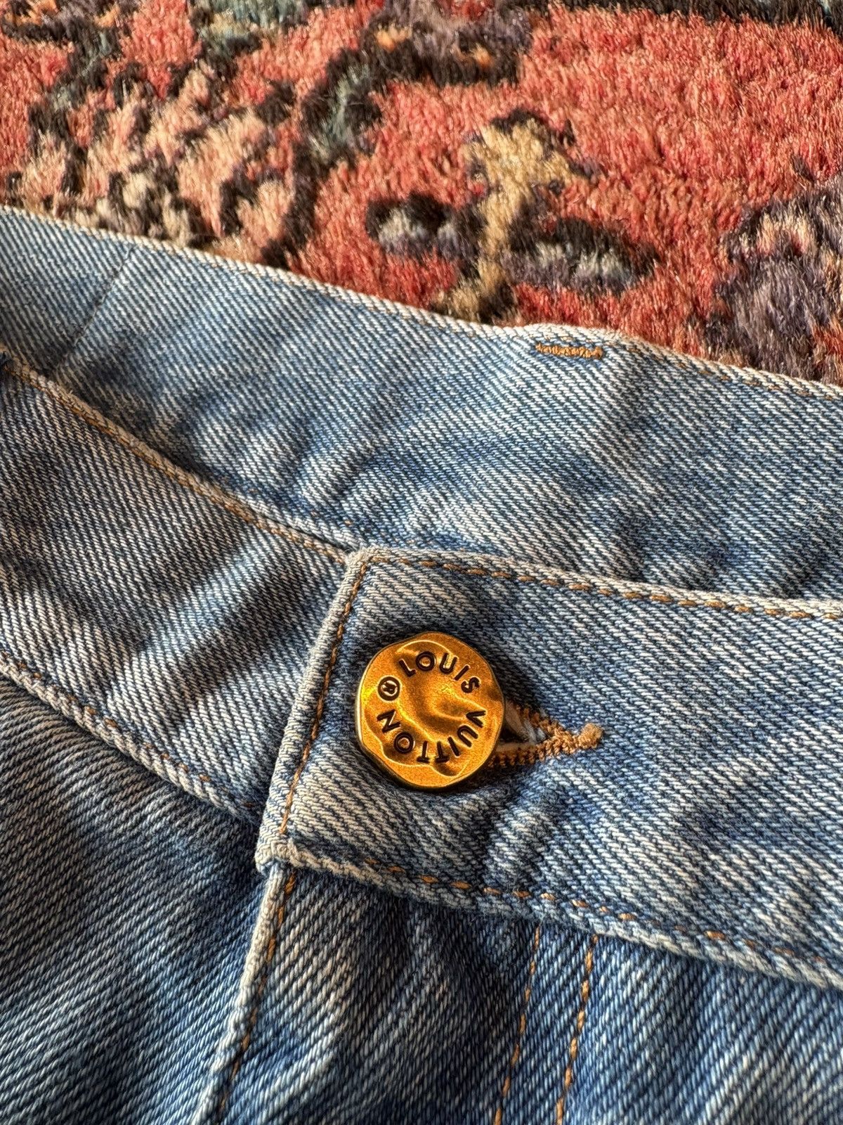 Louis Vuitton Louis Vuitton Floral Denim Size US 34 / EU 50 - 8 Thumbnail