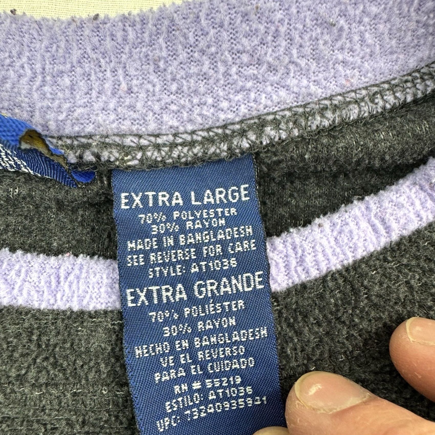Disney VINTAGE Disney Eeyore Fleece Sweatshirt Womens XL Winnie The Pooh Why Rush 90s Y2K Size XL / US 12-14 / IT 48-50 - 4 Thumbnail