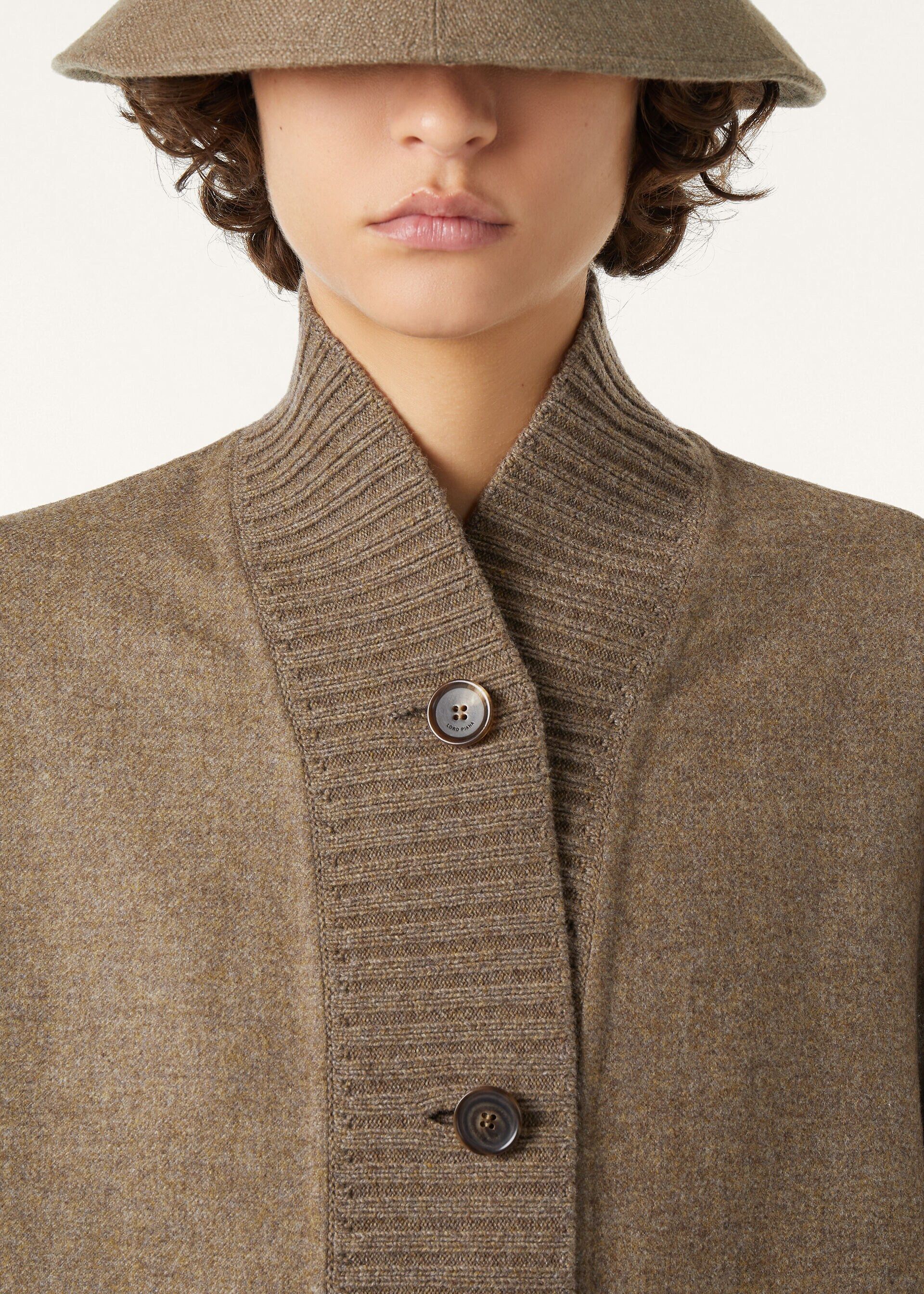 Loro Piana os11x0426 FAQ9271 Corey Caban Jacket in Tundra Size XS / US 0-2 / IT 36-38 - 4 Thumbnail