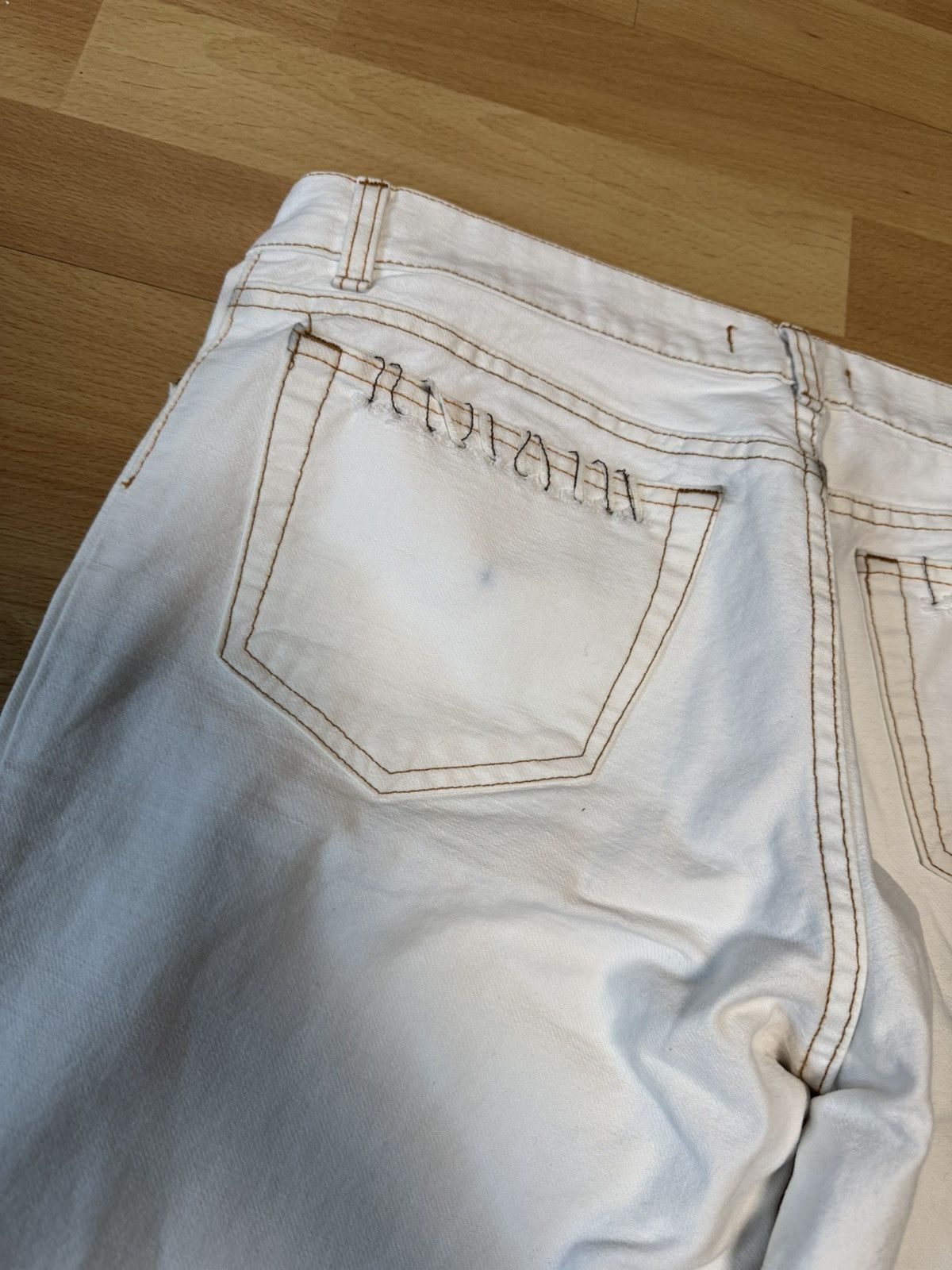Roberto Cavalli Roberto Cavalli mainline straight fit Jeans white Size US 32 / EU 48 - 8 Thumbnail