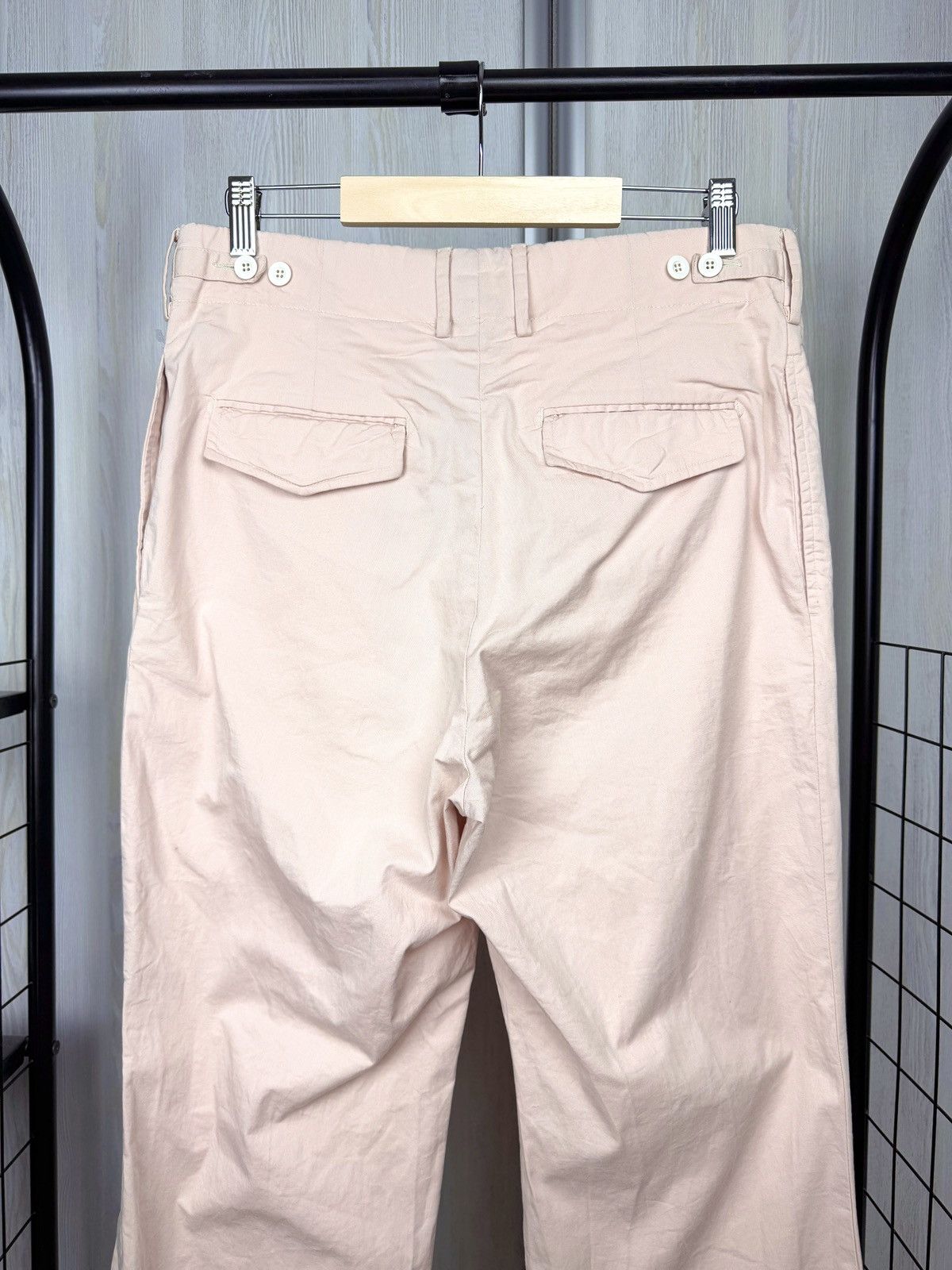 Gucci Gucci vintage pink wide bootcut classic chino pants Size US 34 / EU 50 - 6 Thumbnail