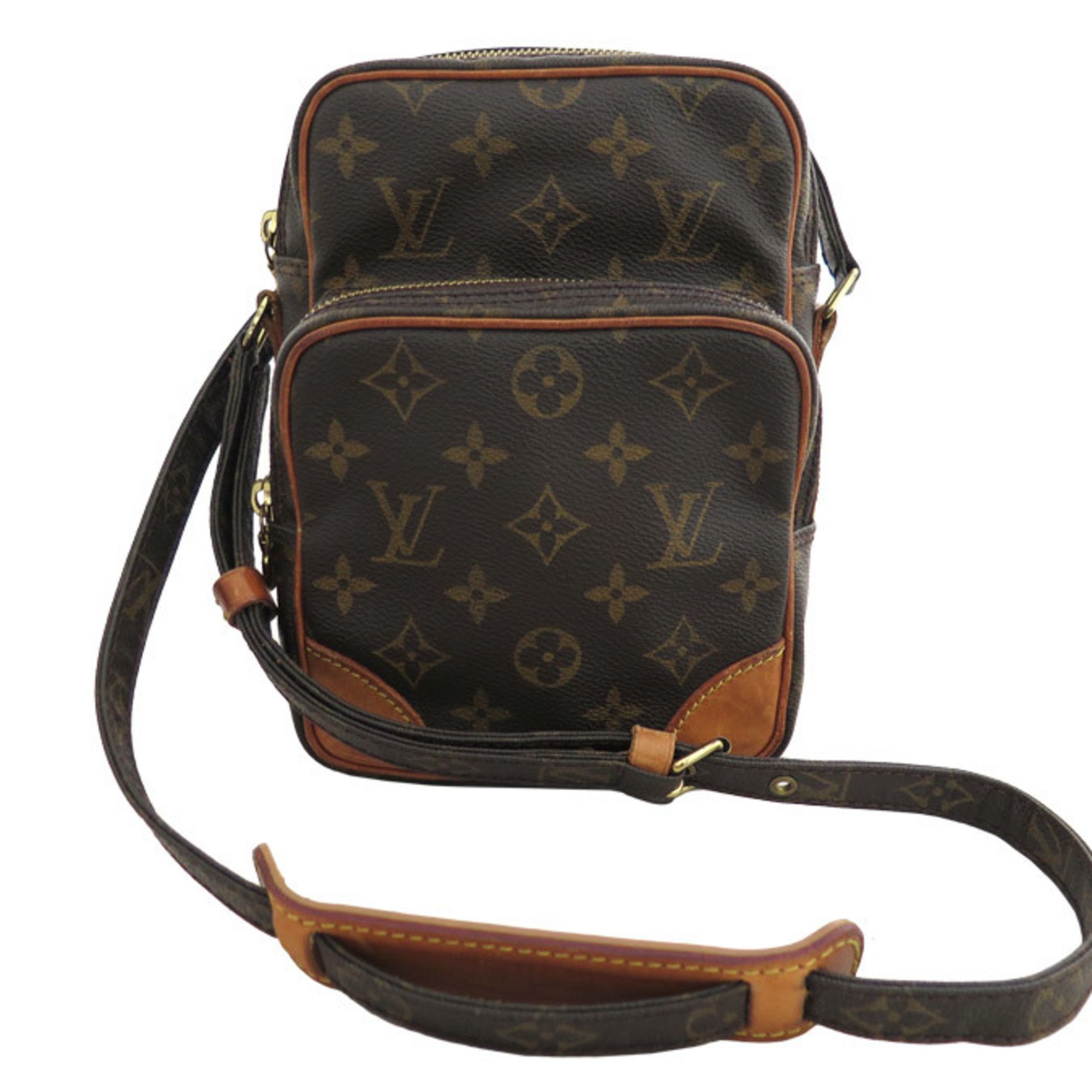 Louis Vuitton LOUIS VUITTON Crossbody Shoulder Bag Taiga Nikolai Messenger  PM Indigo Blue Men's M31021