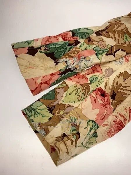 Comme des Garcons Comme Des Garcons Beige vintage floral design windbreaker Size M / US 6-8 / IT 42-44 - 5 Thumbnail