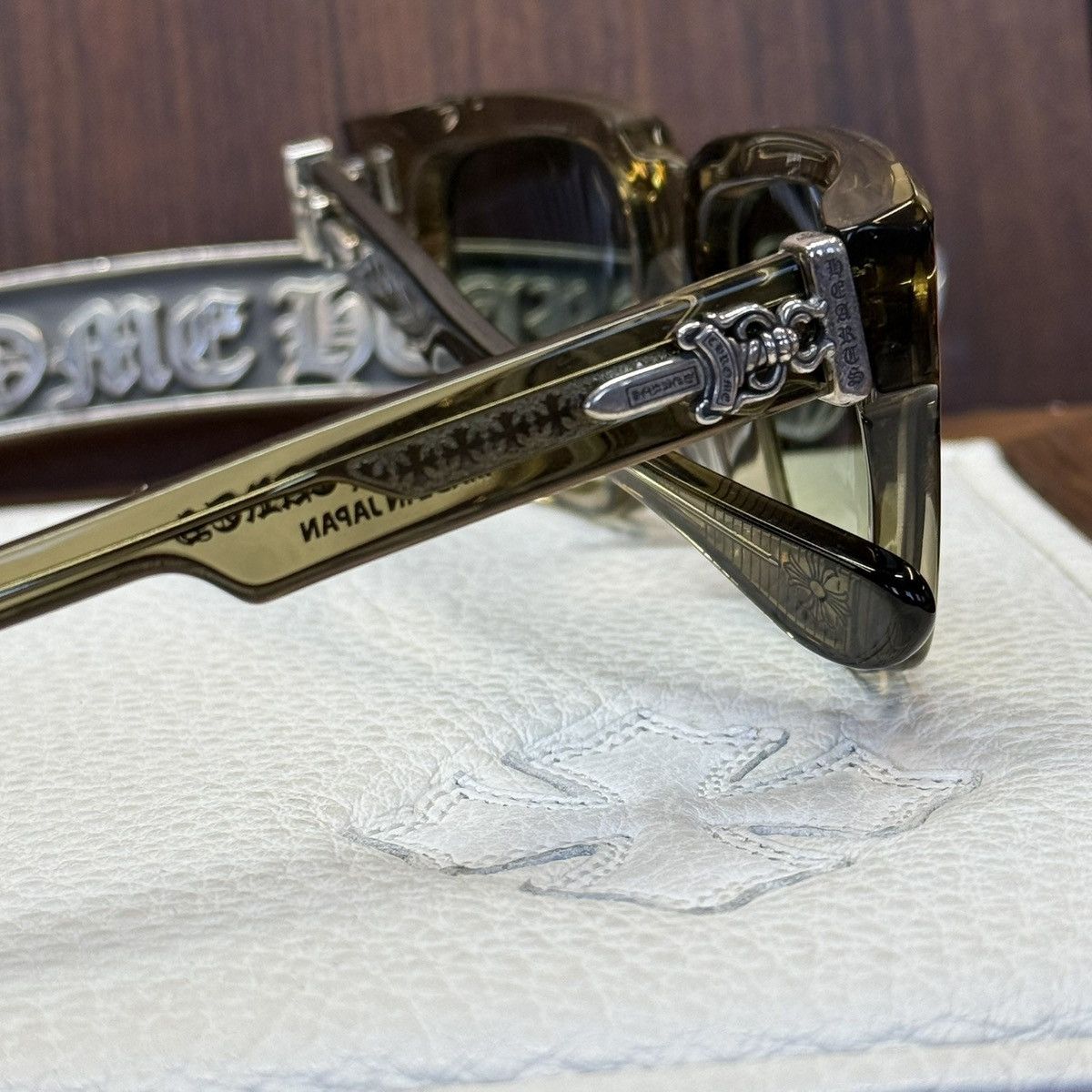 Chrome Hearts Chrome Hearts Box Officer Sunglasses Size ONE SIZE - 9 Thumbnail