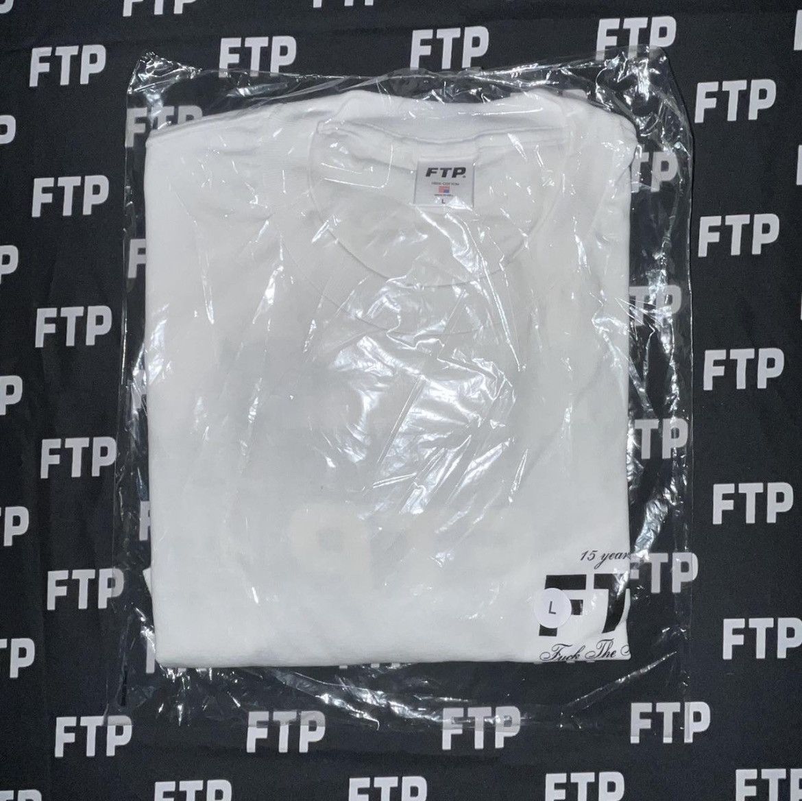 Fuck The Population 15 YEAR ANNIVERSARY TEE(WHITE)2025 Size US L / EU 52-54 / 3 - 3 Thumbnail