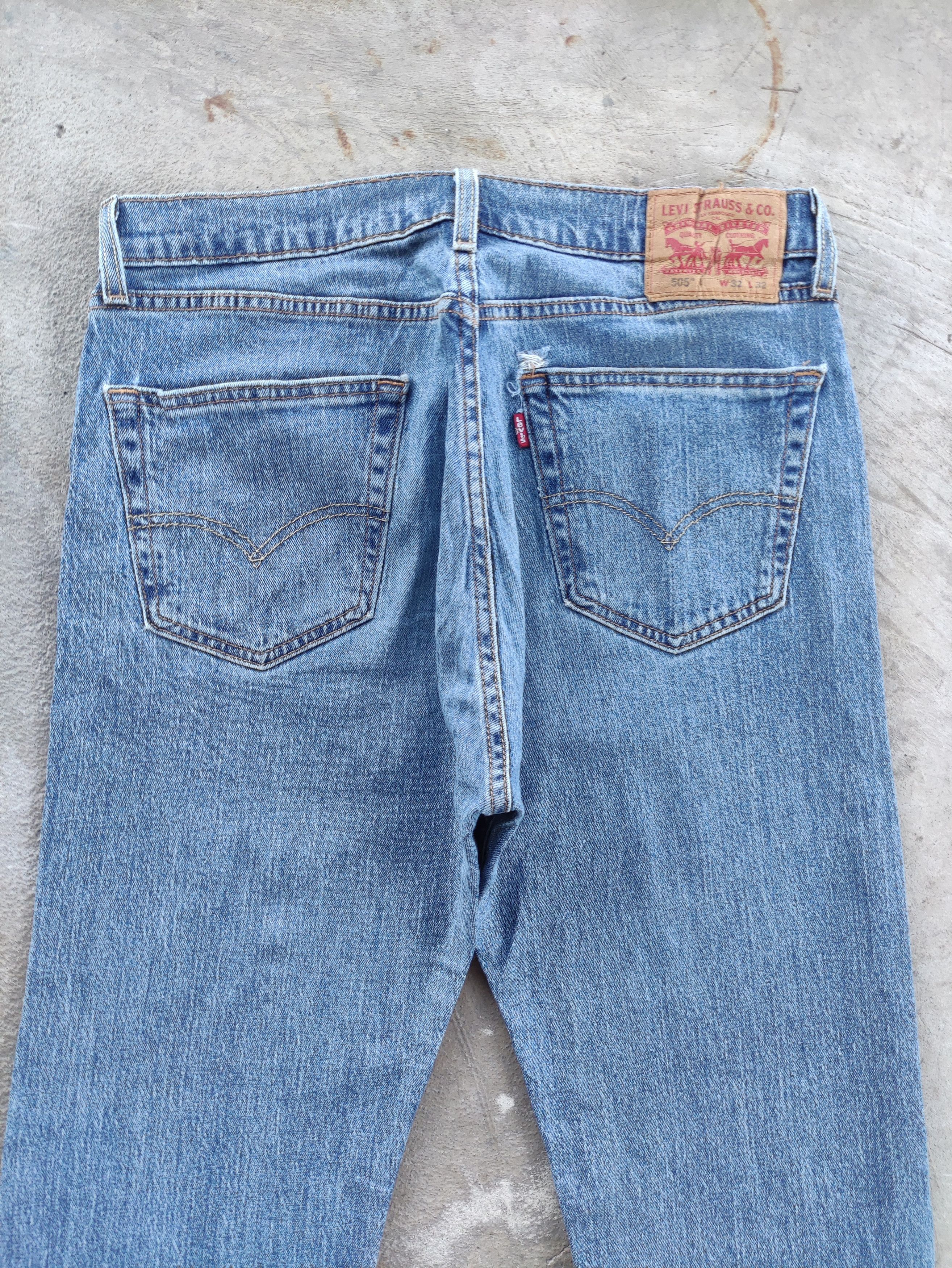 Levi's Vintage Levis Jean Distressed Faded Denim Size US 32 / EU 48 - 9 Thumbnail