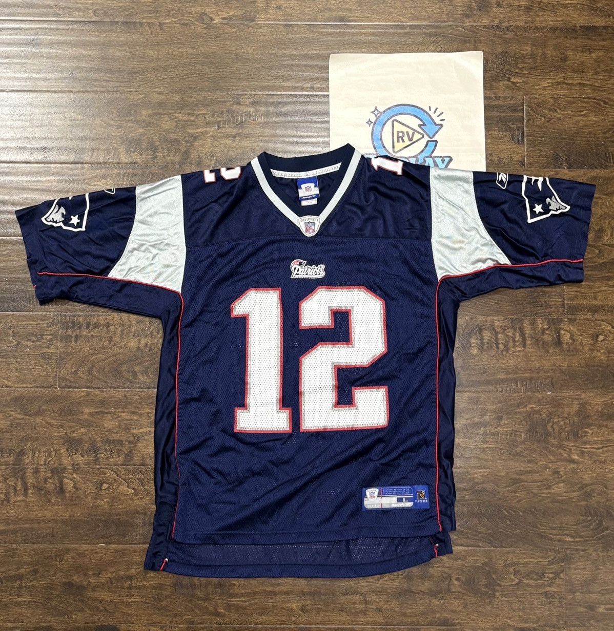 Reebok NEW ENGLAND PATRIOTS TOM BRADY JERSEY Size US L / EU 52-54 / 3 - 1 Thumbnail