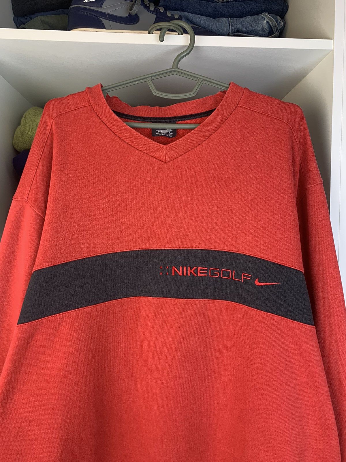 Vintage Vintage Nike Golf Distressed Sweatshirt Size US XXL / EU 58 / 5 - 2 Thumbnail