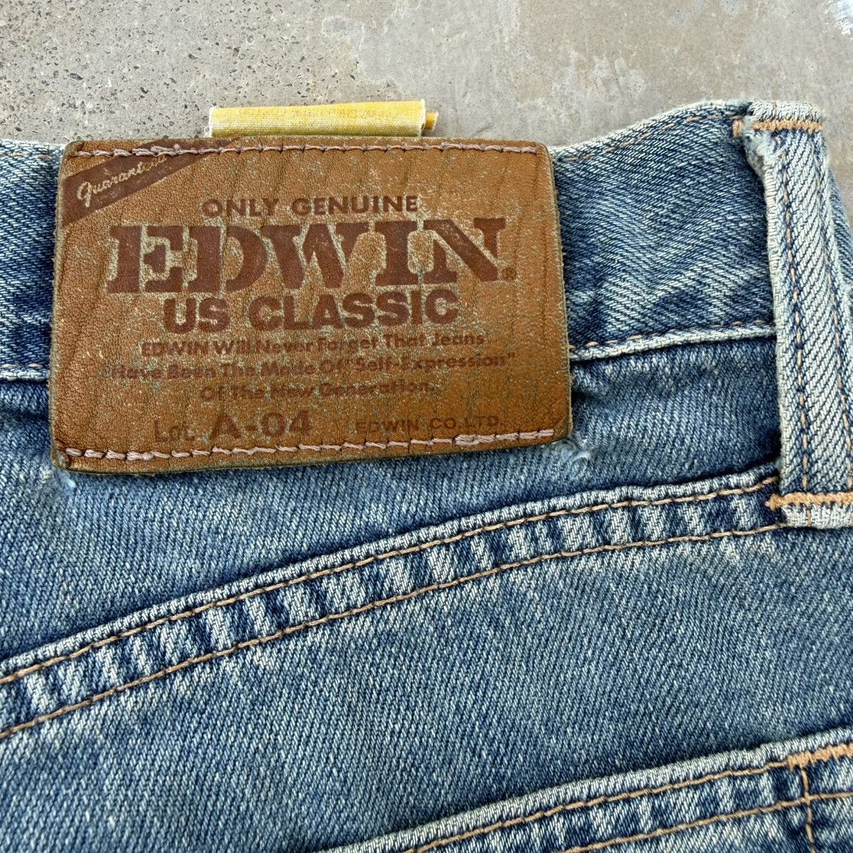 Edwin Vintage Edwin Faded Blue Denim Jean Pants W35 Size US 35 - 14 Thumbnail