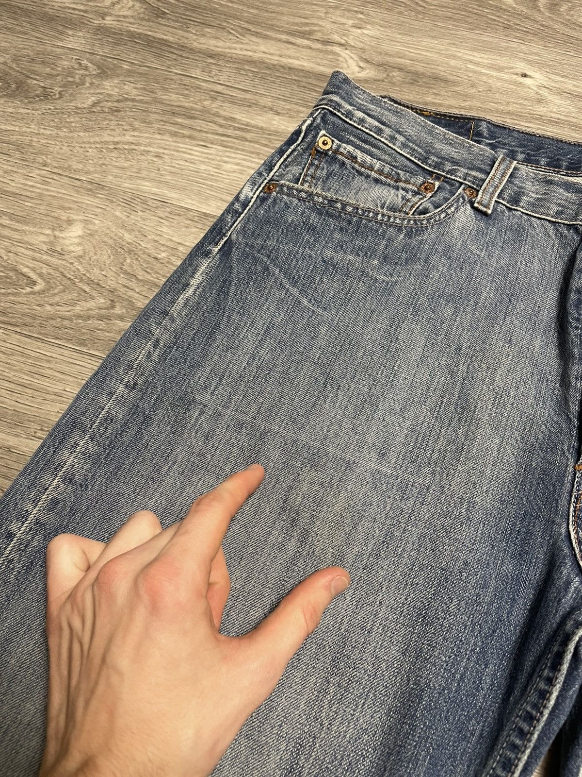 Levi's Vintage Clothing Vintage Levis 501 Blue Denim Jeans Selvedge 34/34 Size US 34 / EU 50 - 8 Thumbnail