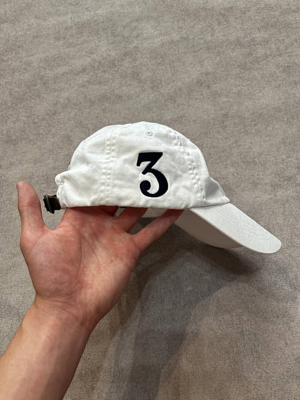 Polo Ralph Lauren Ralph Lauren #3 Big Pony White Cap Embroidery Leather Strap Size ONE SIZE - 2 Thumbnail