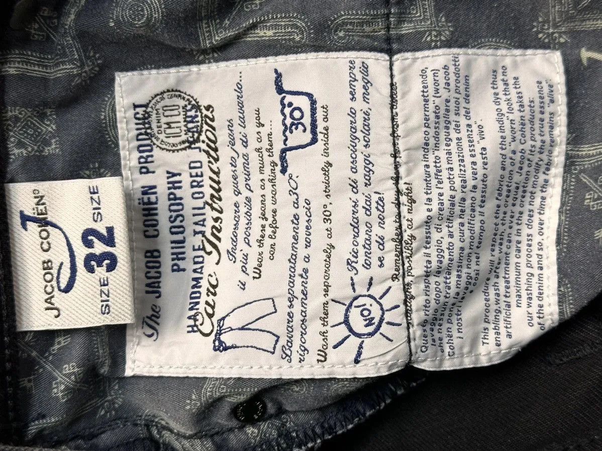 14th Addiction Jacob Cohen black denim jeans slim fit vintage style Size US 32 / EU 48 - 11 Thumbnail