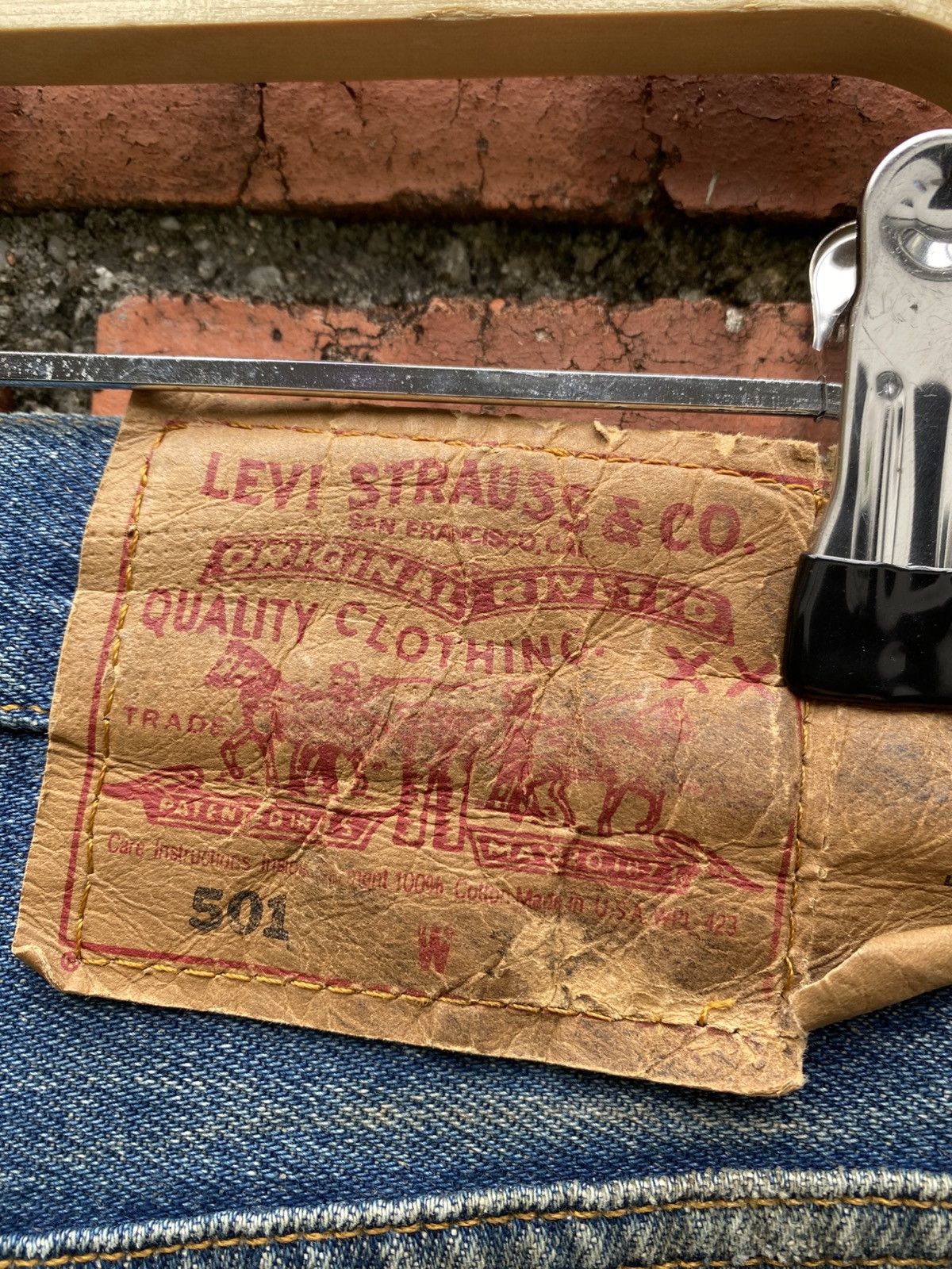 Levi's Vintage Clothing W30x33 Vintage levi's 501 made in USA Size US 30 / EU 46 - 6 Thumbnail