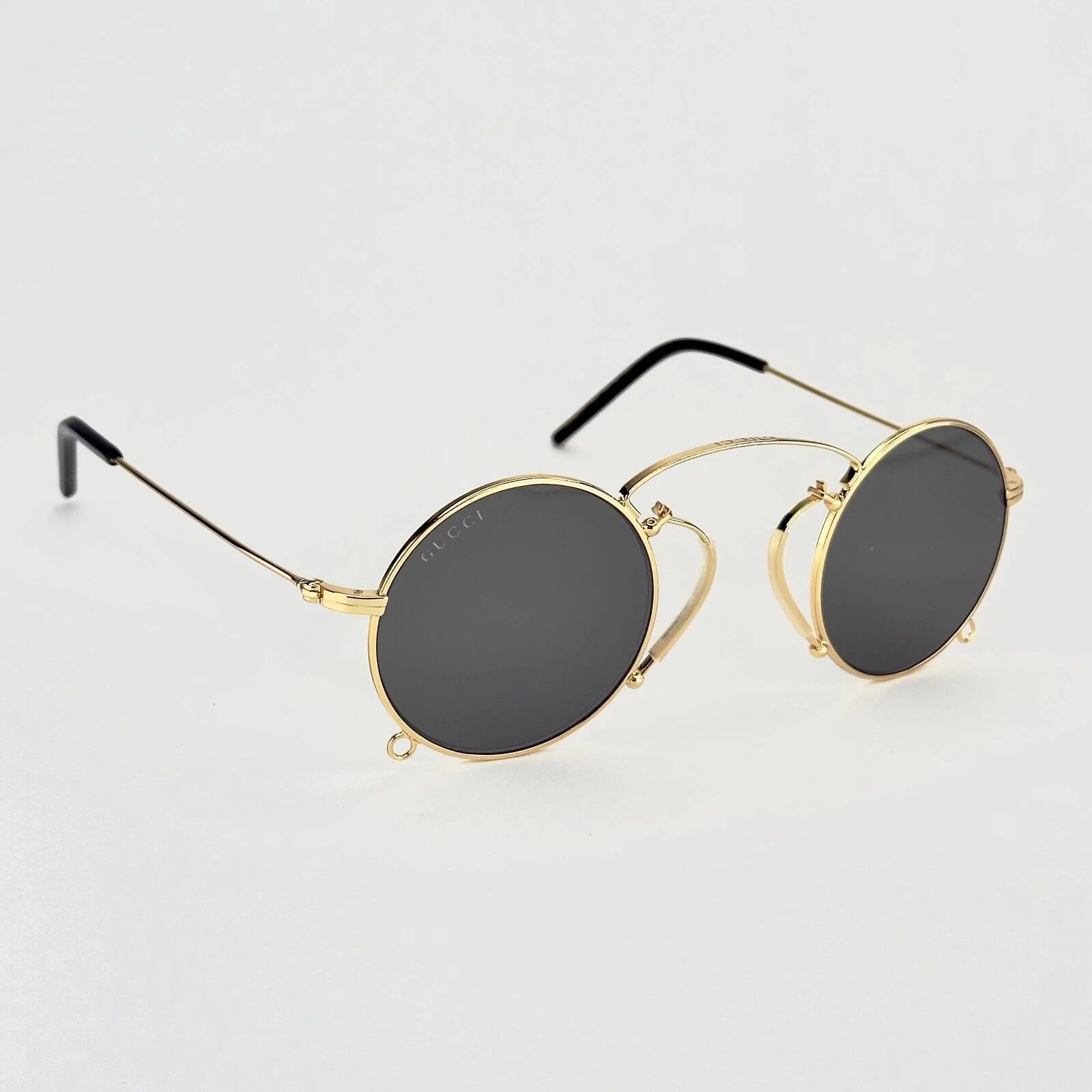 Gucci GUCCI GG0991S ARIA Pinke-nez 0991 Black Gold Chain 002 Size ONE SIZE - 4 Thumbnail