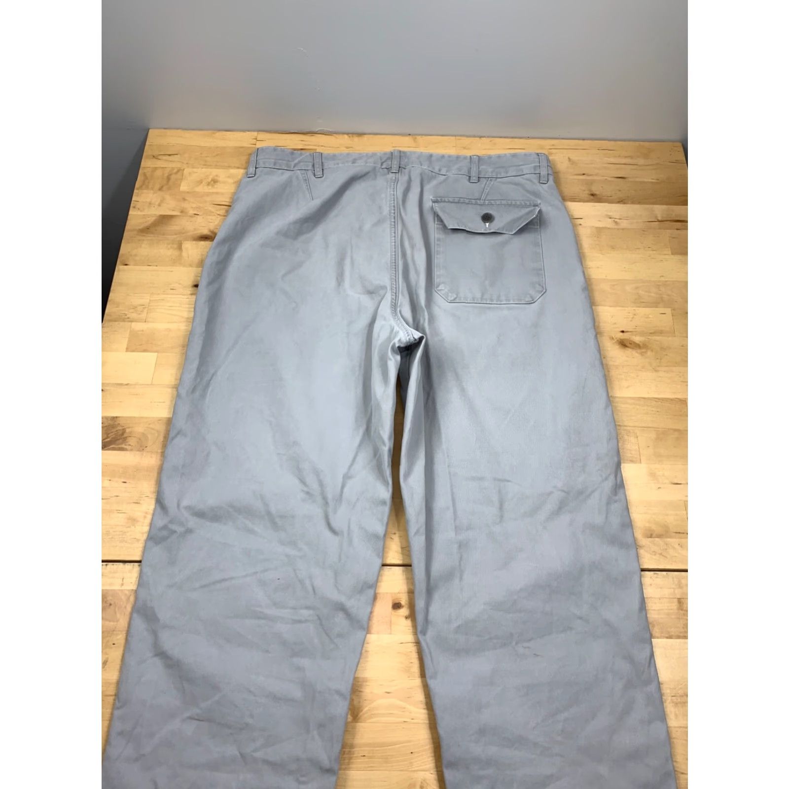 Outerknown Outerknown Mens Chino Pants Gray 33x30 Casual Pants Men's Gray Chino 33 30 Straight 33 Size US 33 - 3 Thumbnail