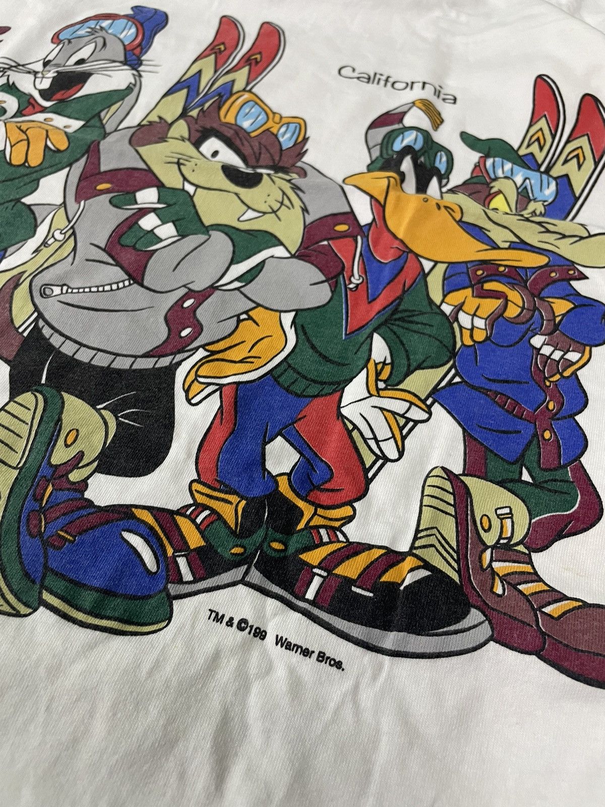 Warner Bros Vintage Looney Tunes Warner Bros 90s Size US L / EU 52-54 / 3 - 3 Thumbnail