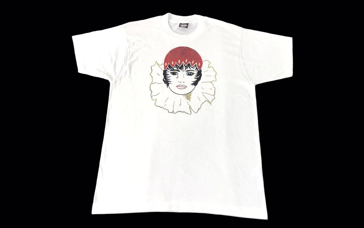 Japanese Brand 90s Screen Star Joker Girl Graphic Big Printed 50/50 Tee Size US M / EU 48-50 / 2 - 1 Thumbnail