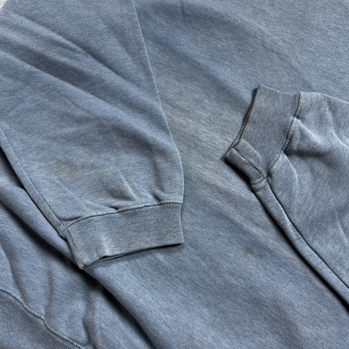 Nike 90s NIKE SWOOSH VINTAGE OVERSIZED BLANK BLEACHED SWEATSHIRT Size US L / EU 52-54 / 3 - 6 Thumbnail