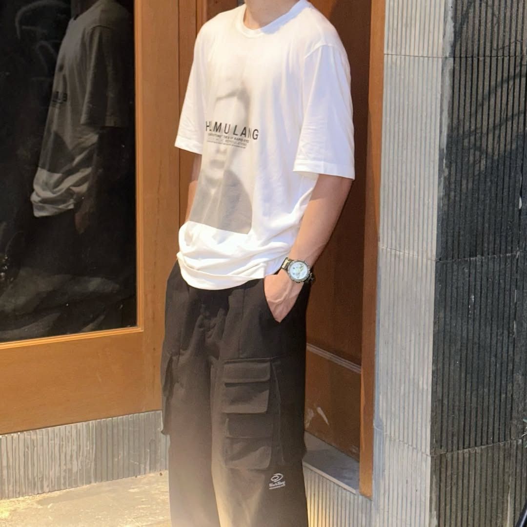 Helmut Lang Helmut Lang White Tees Size US L / EU 52-54 / 3 - 9 Thumbnail
