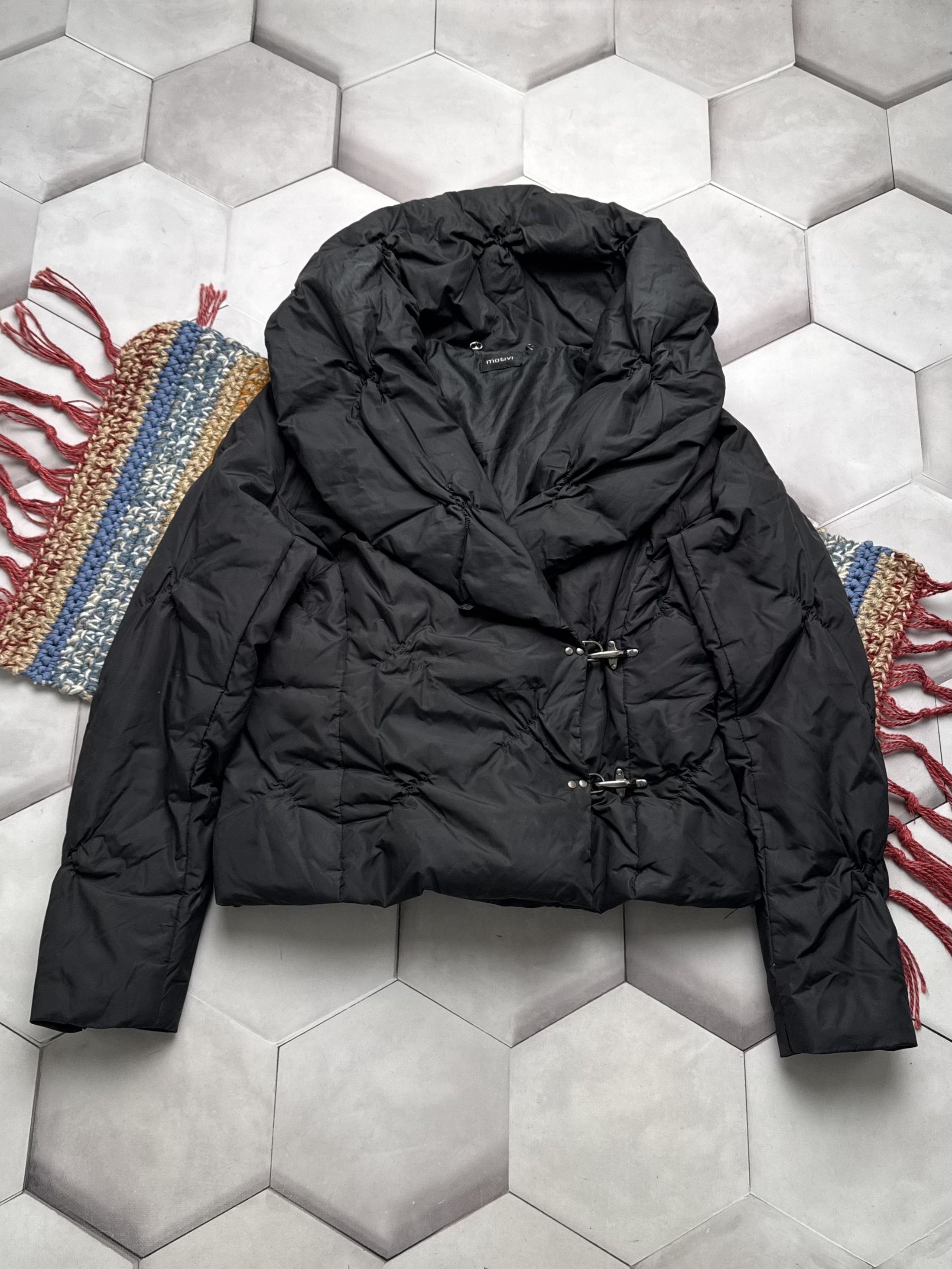 Vintage Vintage Cropped Down Puffer Jacket Size L / US 10 / IT 46 - 1 Thumbnail