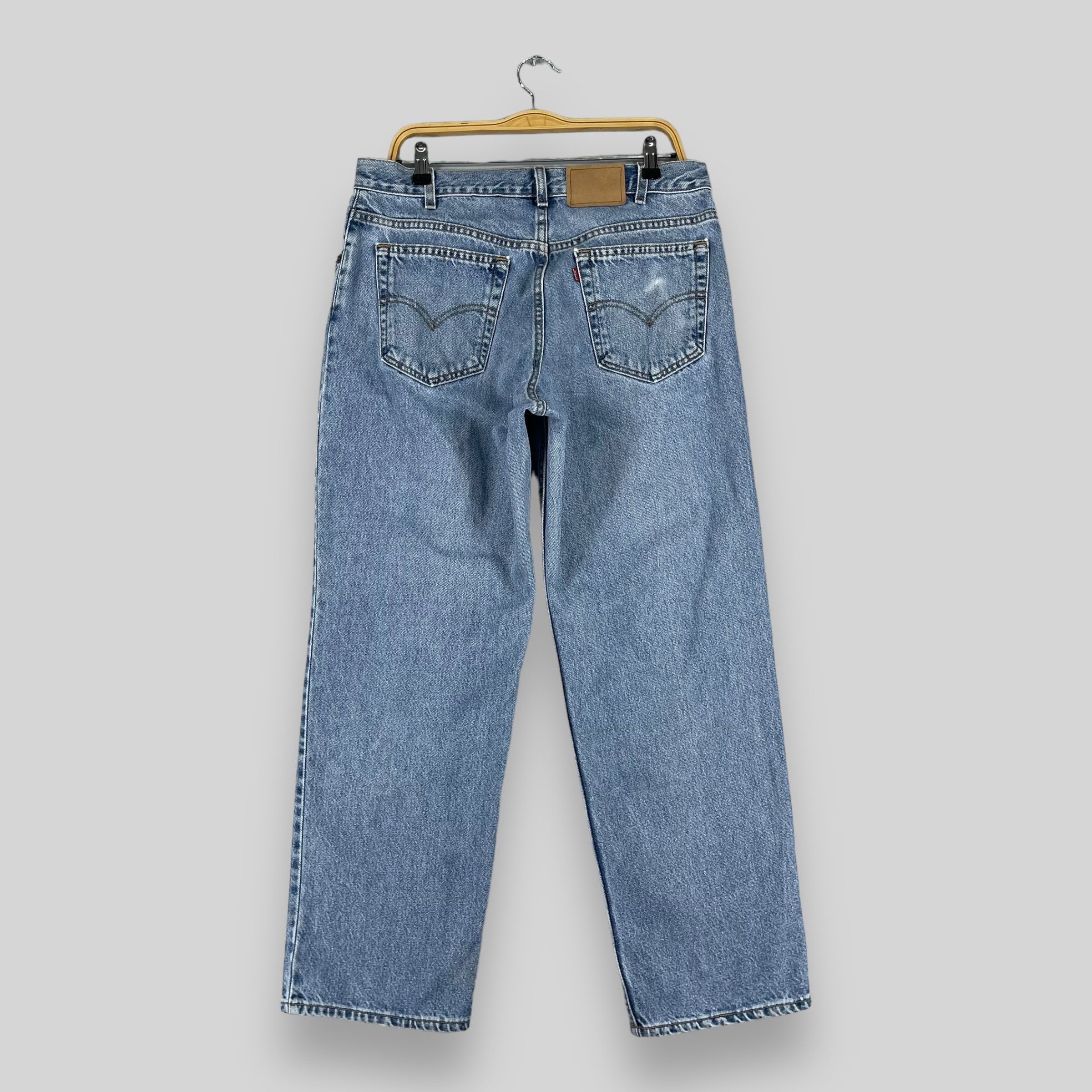 Levi's × Vintage W34 L29 Vintage Distressed Levis 550 Mid Rise Husky Jeans Size 34" / US 12 / IT 48 - 5 Thumbnail