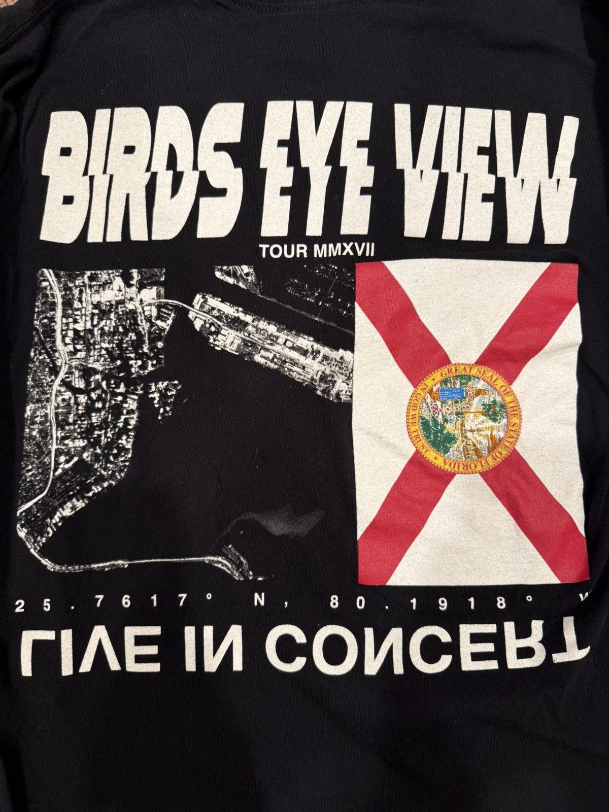 Travis Scott Travis Scott Birds Eye View Tour Longsleeve Miami Florida Size US M / EU 48-50 / 2 - 5 Thumbnail