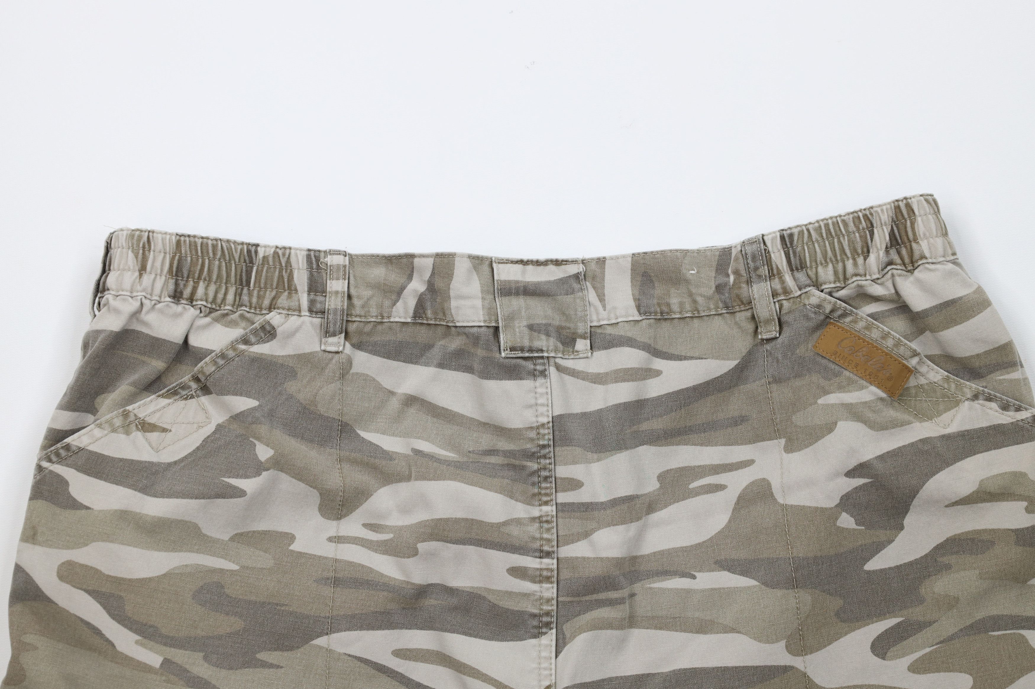 Cabelas Vintage Cabelas Knee Canvas Camouflage Cargo Shorts Cotton Size US 36 / EU 52 - 9 Thumbnail
