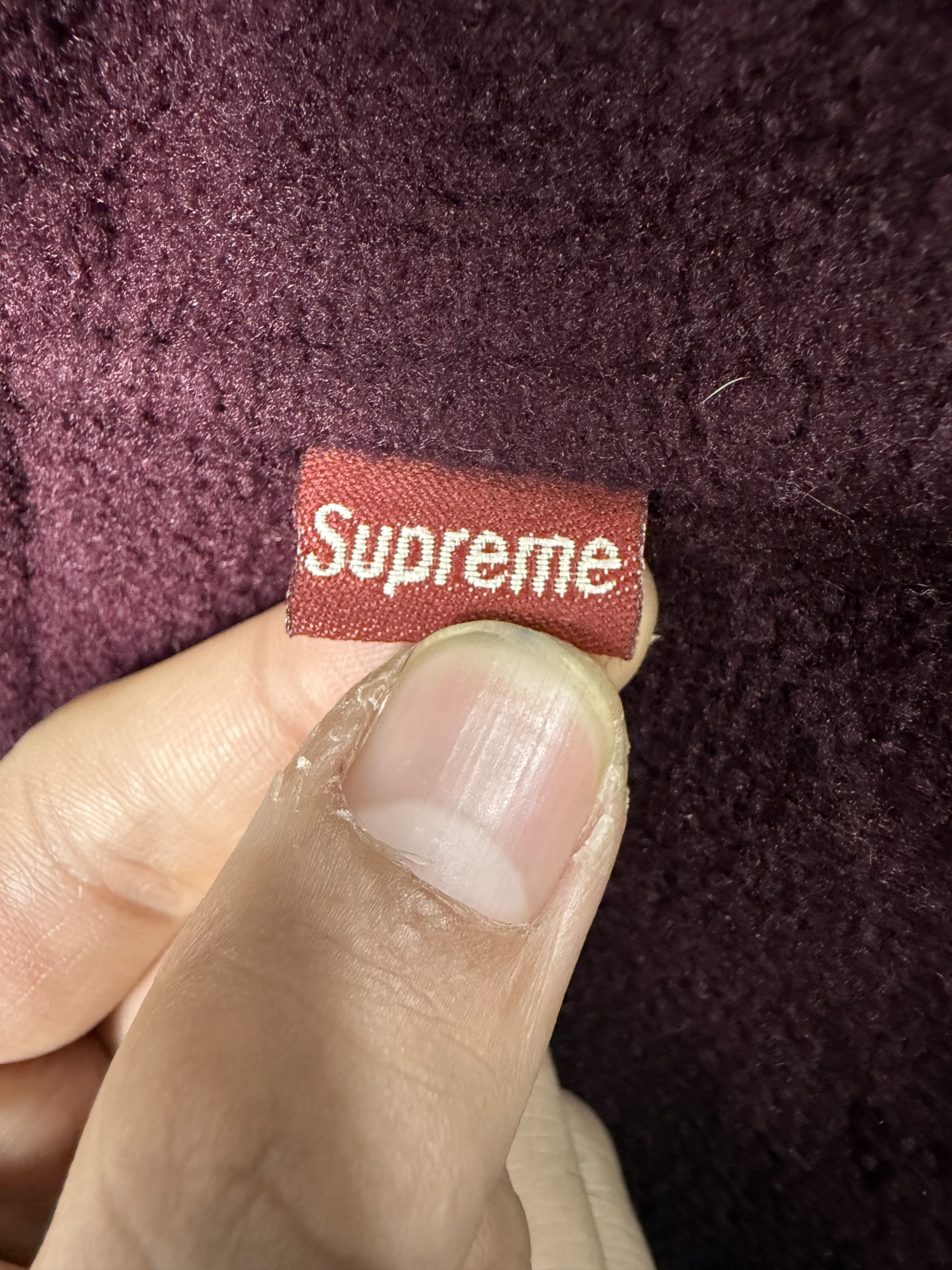 Supreme Vintage 2000 Supreme Polartec Fleece Zip Up Jacket Burgundy Size US M / EU 48-50 / 2 - 10 Thumbnail