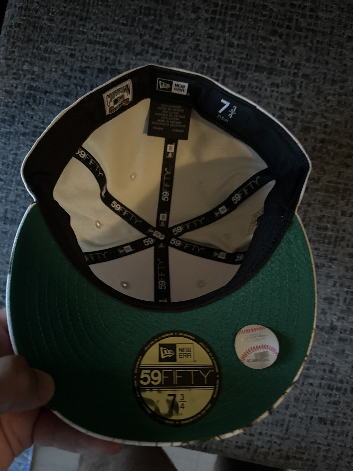 New Era Indians White Camo 7 3/4 Size ONE SIZE - 2 Thumbnail