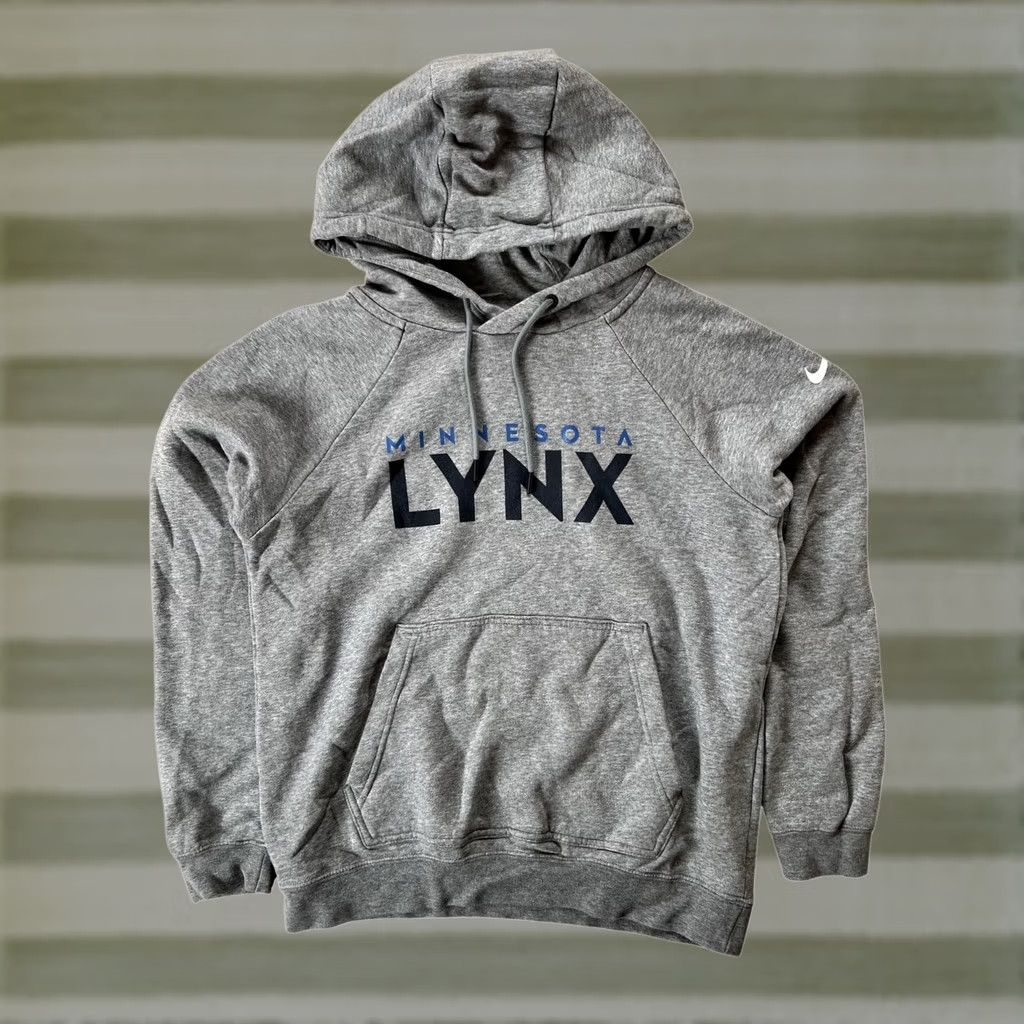 Nike Nike Hoodie Womens S Gray Pullover Hooded Pockets Minnesota Lynx Logo Graphic Size S / US 4 / IT 40 - 1 Thumbnail