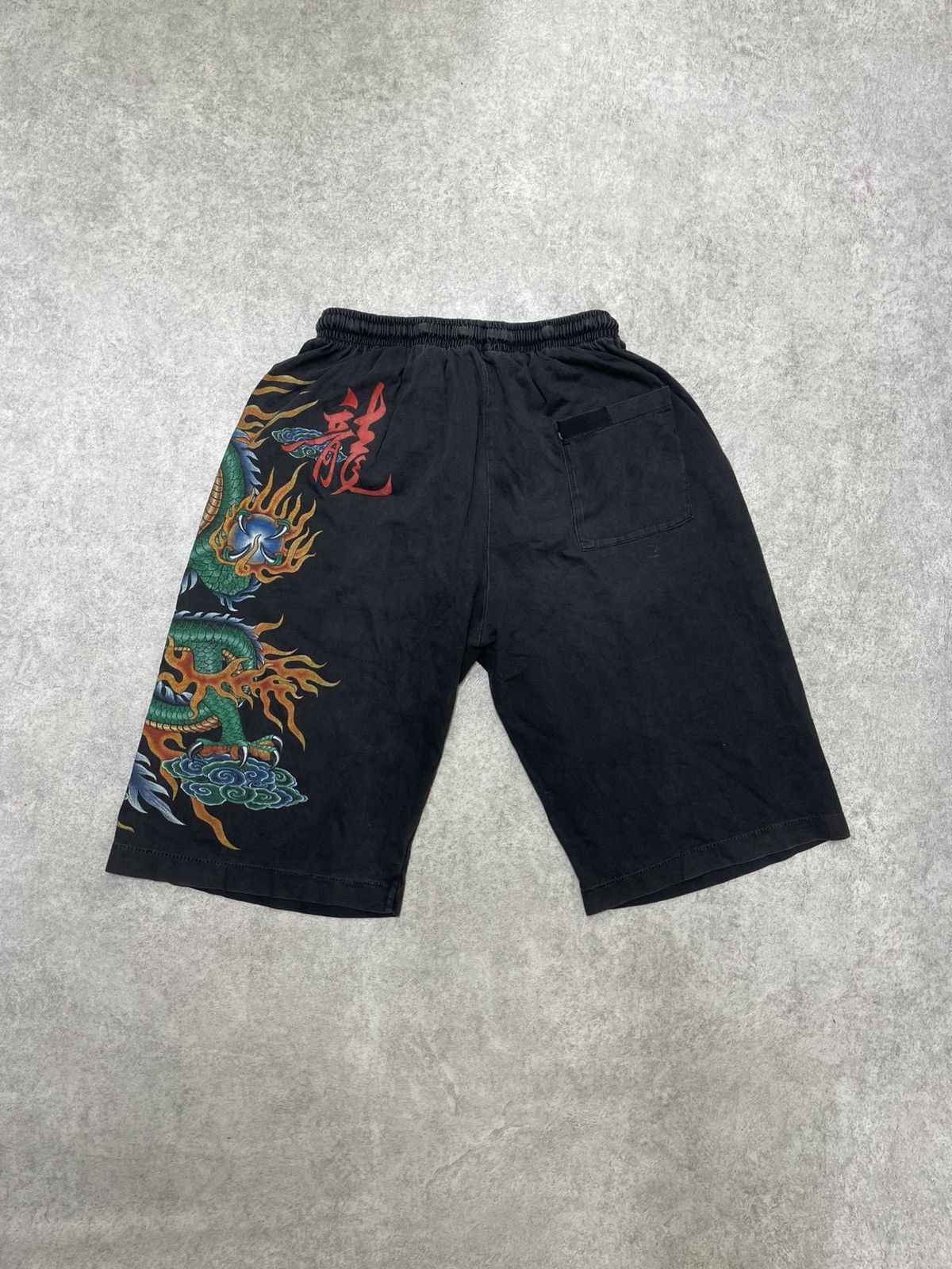 If Six Was Nine × Japanese Brand × Le Grande Bleu (L.G.B.) Y2K Darkwear With Eastern Dragon Motif - Feels Size US 30 / EU 46 - 6 Thumbnail