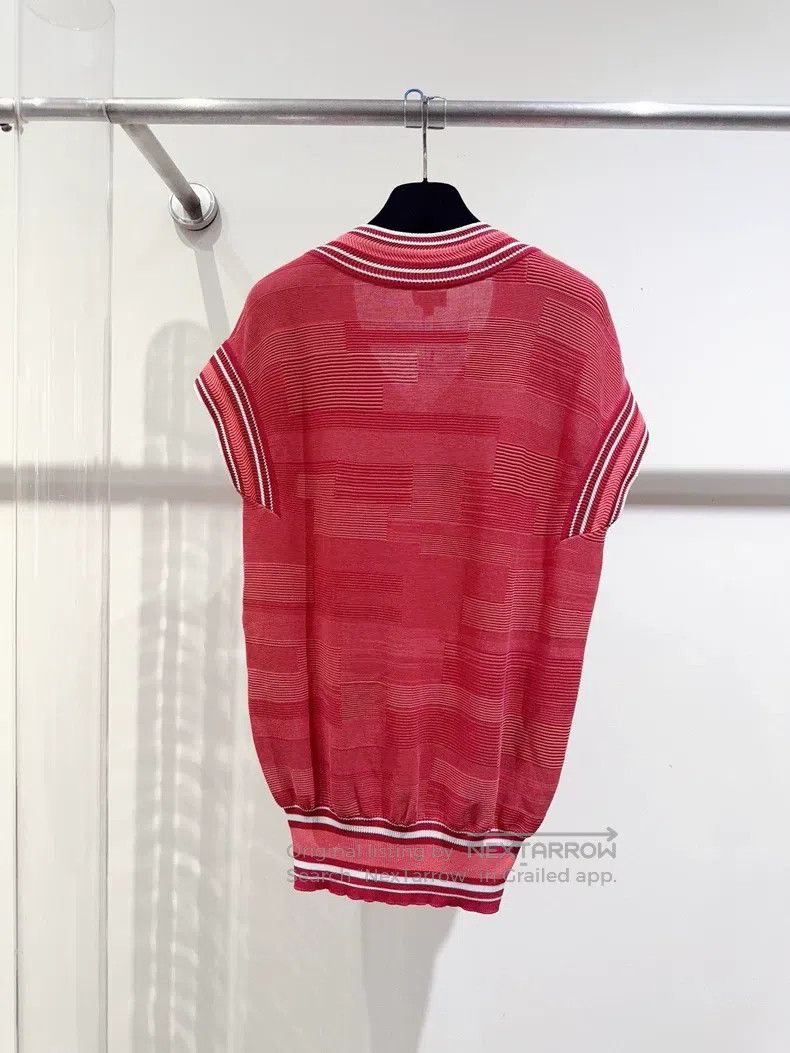 Chanel Chanel Red short sleeves Size XXS / US 00 / IT 34 - 5 Thumbnail