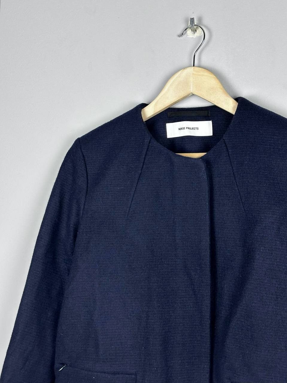 Norse Projects Norse Projects Navy Luxury Wool Jacket Size M / US 6-8 / IT 42-44 - 3 Thumbnail