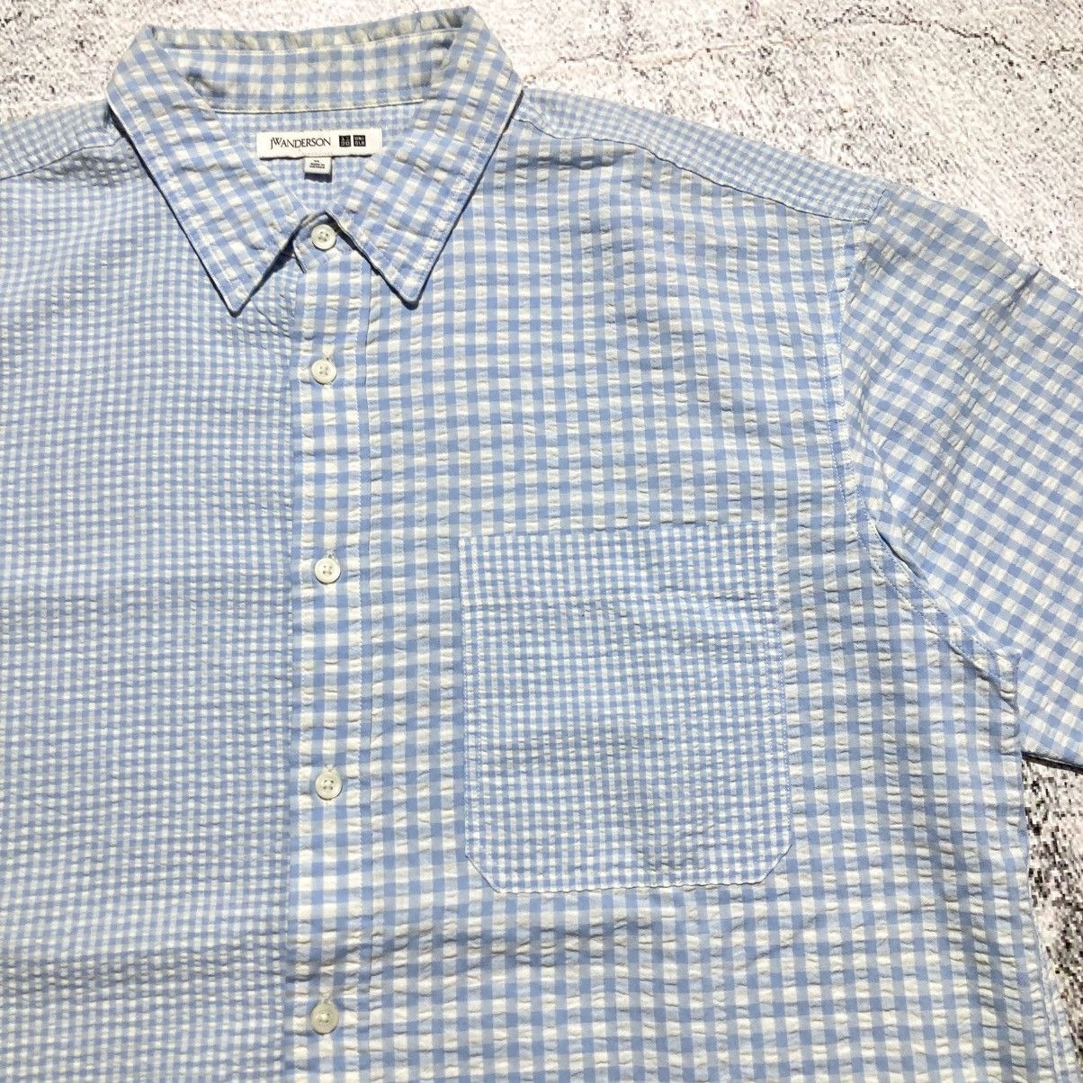 Japanese Brand Uniqlo X JW Anderson Square Motif Button Up Shirt Designer Size US XXL / EU 58 / 5 - 7 Thumbnail