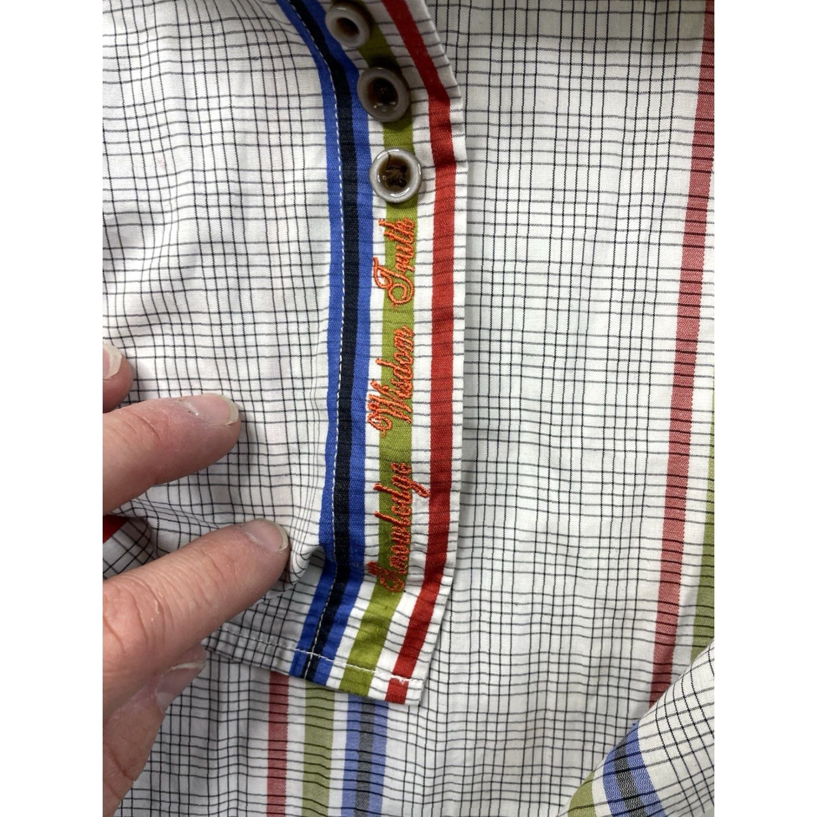 Robert Graham Robert Graham Men's XL MultiColor Stripe Flip Cuff Long Sleeve Button Down Shirt Size US XL / EU 56 / 4 - 5 Thumbnail