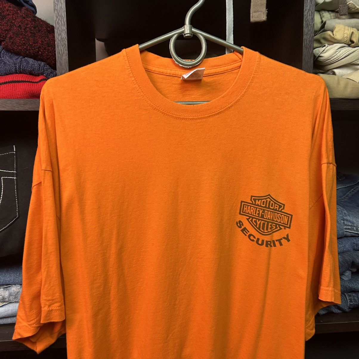 Harley Davidson Vintage Harley Davidson Security 2000’s big logo band tee Size US XL / EU 56 / 4 - 2 Thumbnail