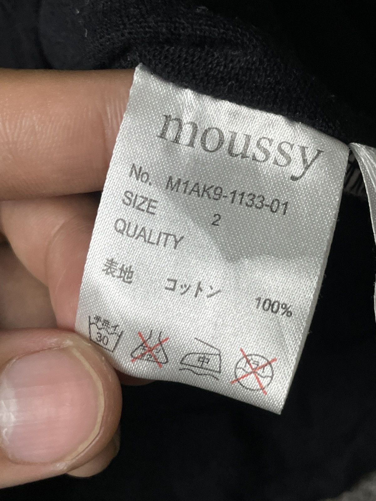 Japanese Brand × MOUSSY × Vintage MOUSSY Brand Printed Long Sleeve Shirt (78) Size XXS / US 00 / IT 34 - 7 Thumbnail