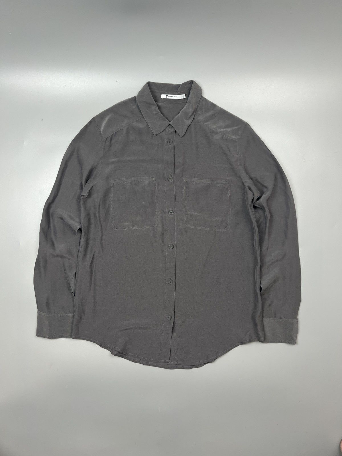 T by Alexander Wang T by Alexander Wang Silk Shirt (Y0435) Size S / US 4 / IT 40 - 1 Thumbnail