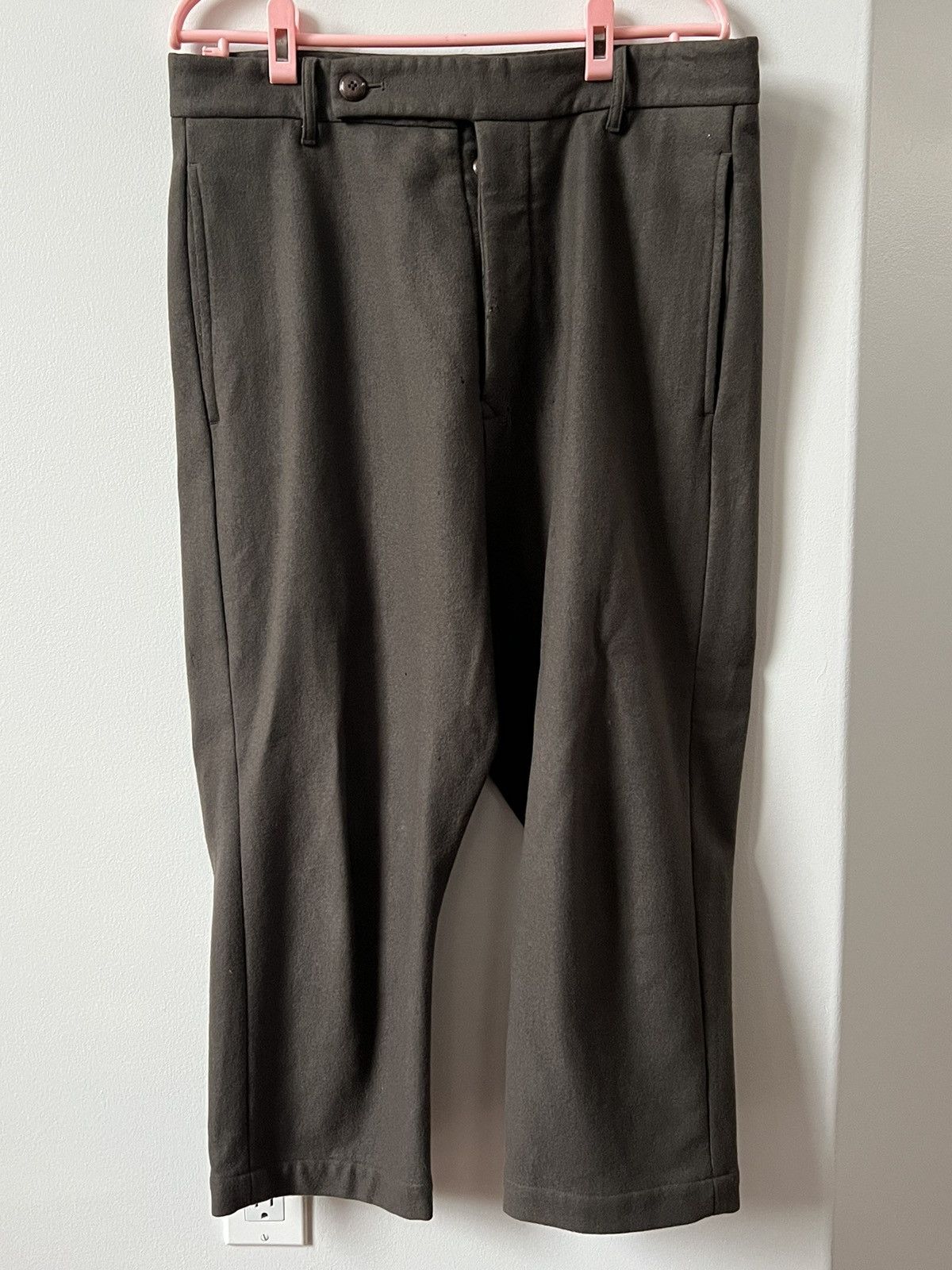 Rick Owens slim cropped Astaires - Black