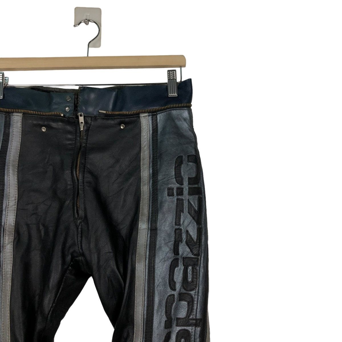 Kadoya 🔥VINTAGE GENUINE LEATHER PANTS MOTORCROSS SPAZZIO Size US 30 / EU 46 - 8 Thumbnail