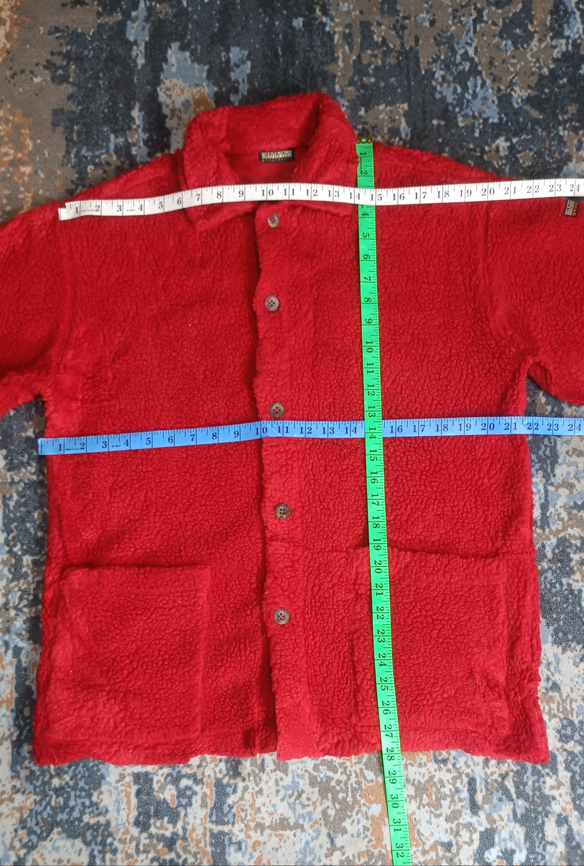 Napapijri Italy🔥Napapijri Geographic Deep Pile Button Fleece Jacket Size US M / EU 48-50 / 2 - 12 Thumbnail