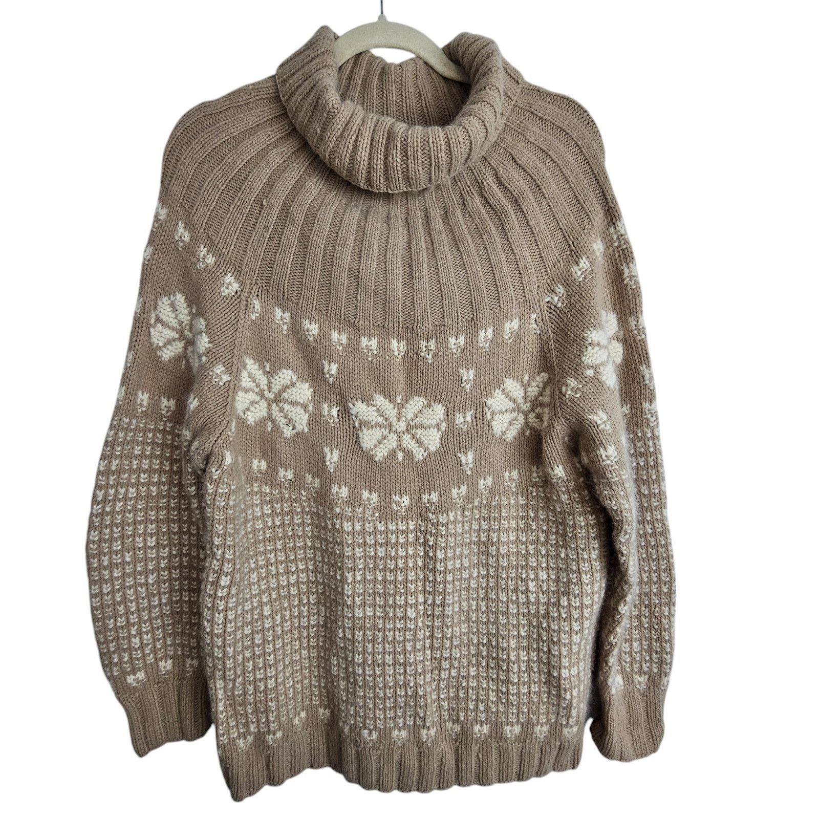 Vintage Vintage INC Nordic Fair Isle Angora Wool Grandpa Sweater M Size M / US 6-8 / IT 42-44 - 1 Thumbnail