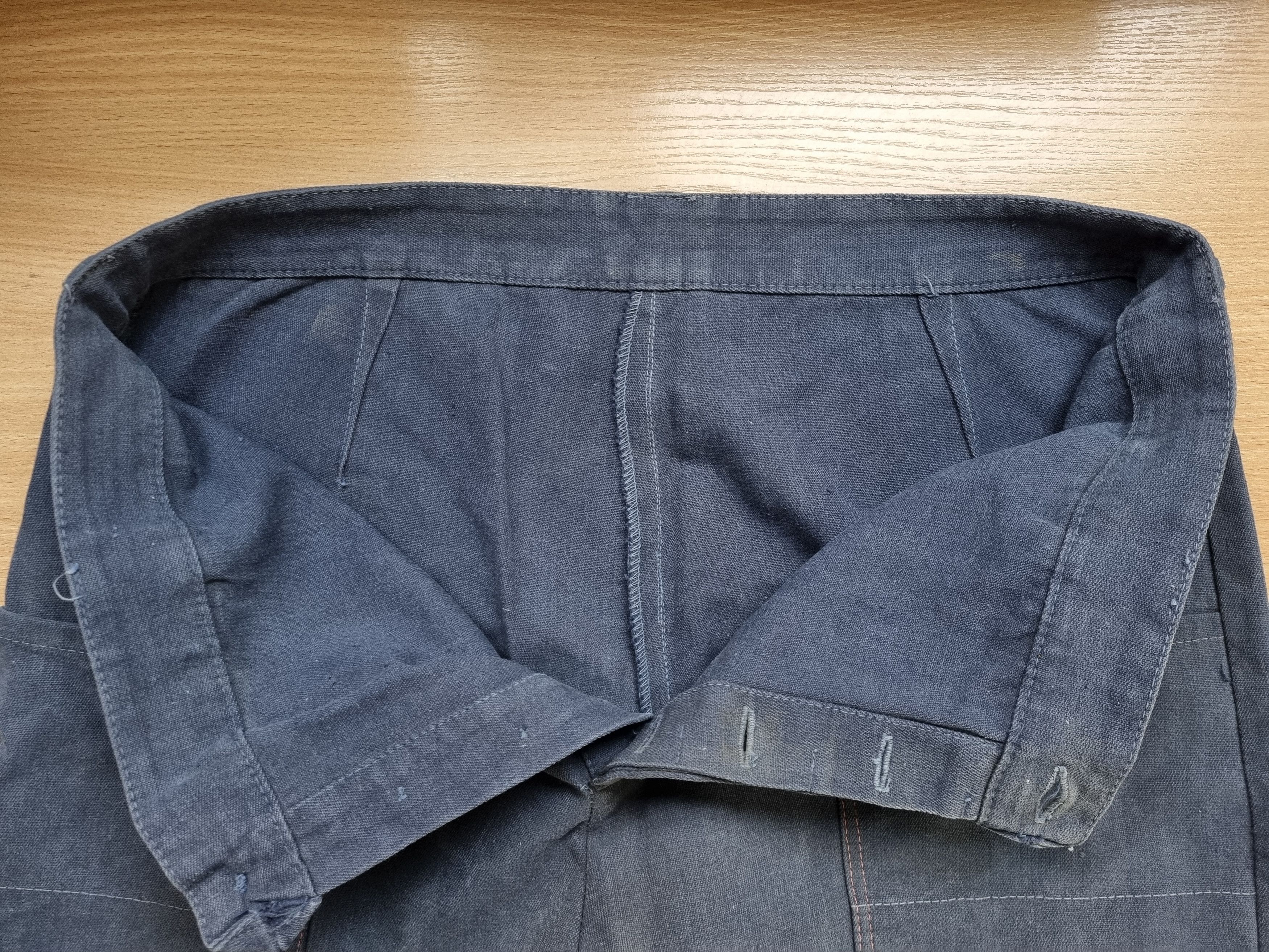 Le Laboureur × Vetra × Vintage Rare Double knees 60s Faded Workers pants Thrashed Punk Size US 32 / EU 48 - 19 Thumbnail