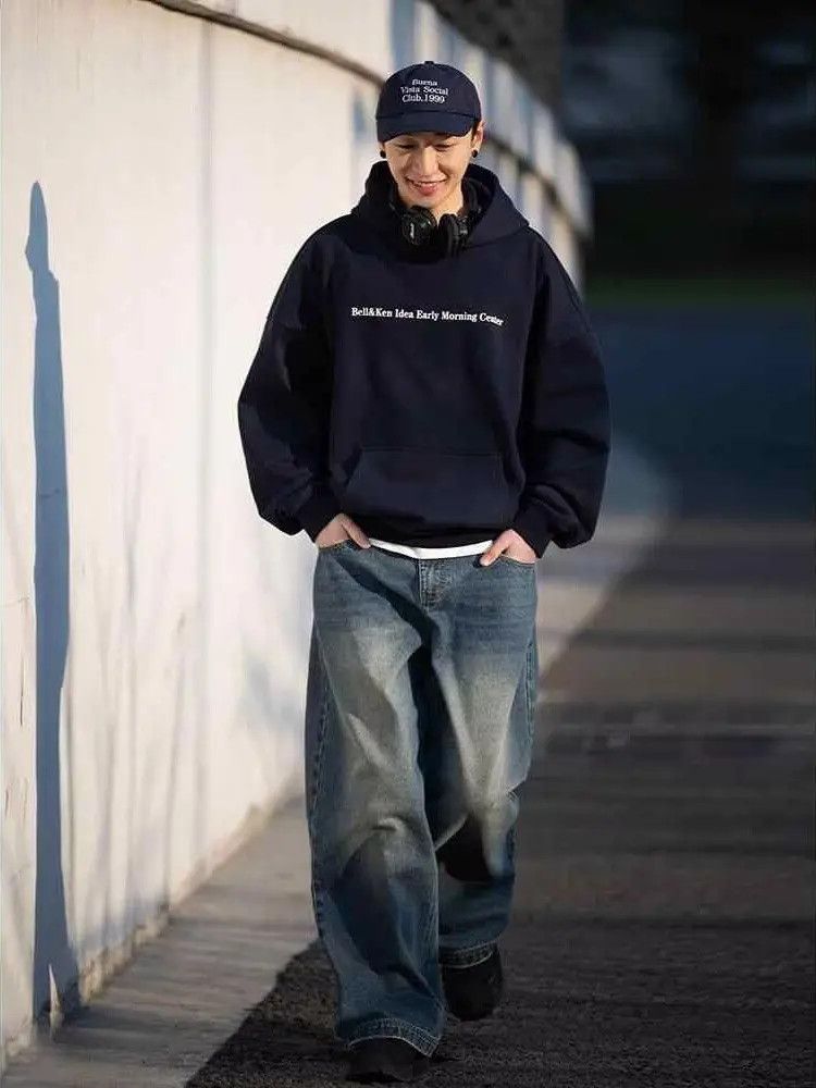 Japanese Brand × Jean Retro straight leg wide leg loose jeans Size US 32 / EU 48 - 2 Thumbnail