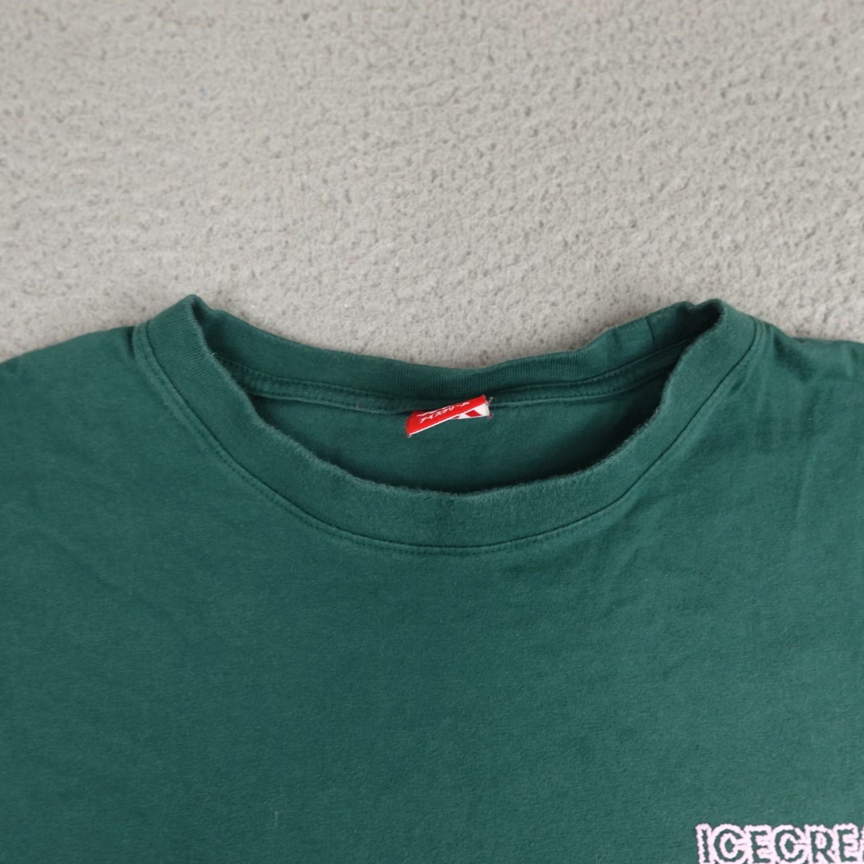 Vintage Ice Cream Shirt Mens 3X Green Good For Health Graphic Hip Hop Y2K Double-Sided Size US XXL / EU 58 / 5 - 7 Thumbnail